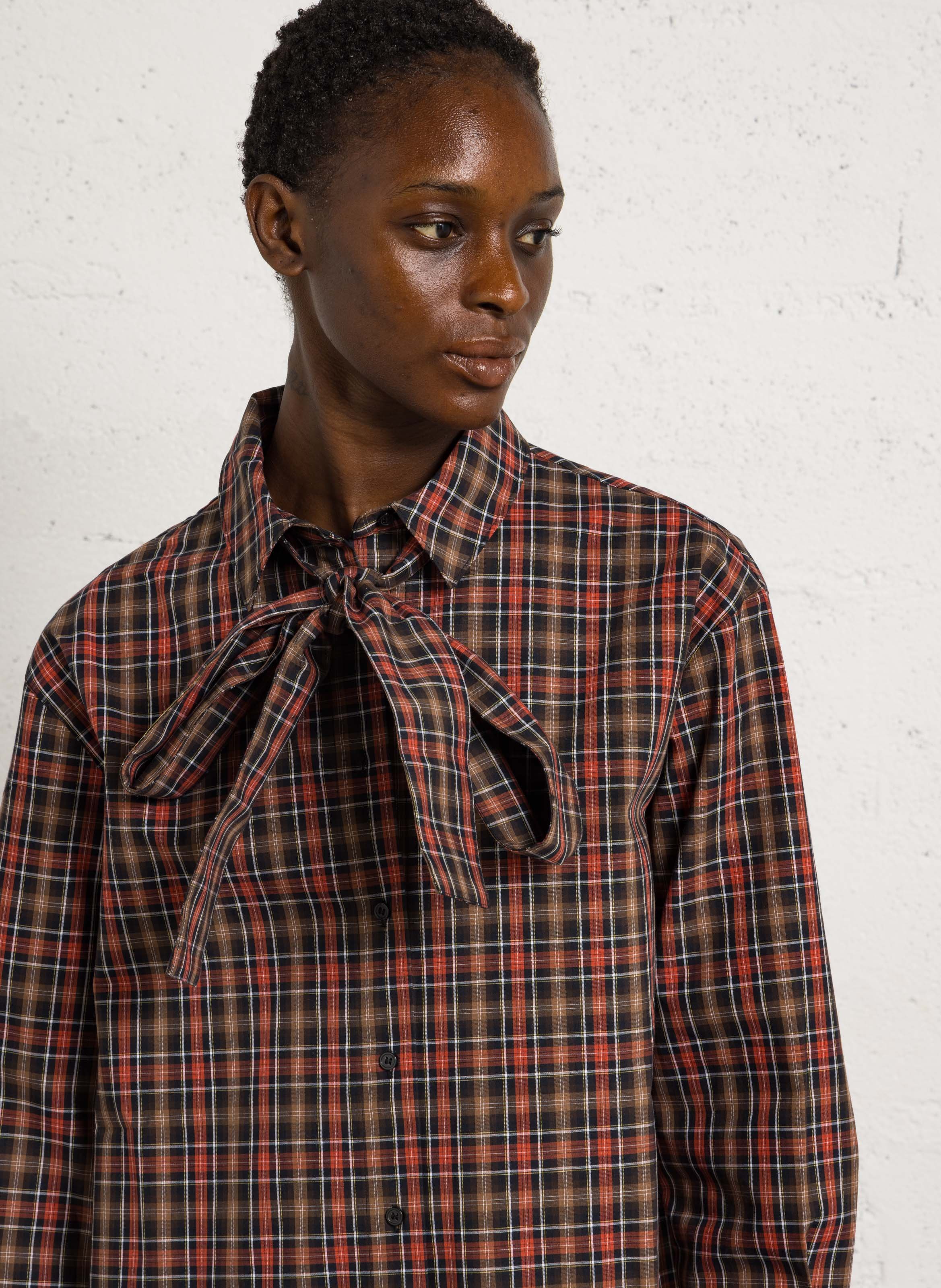Checked shirt dress THE TINY BIG SISTER Multicolored