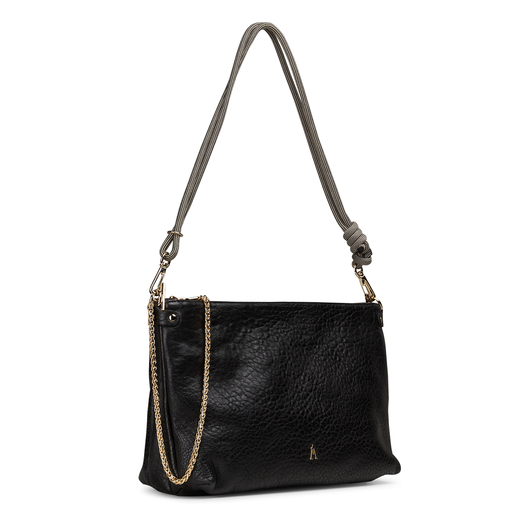 Calfskin handbag CRAIE STUDIO Black