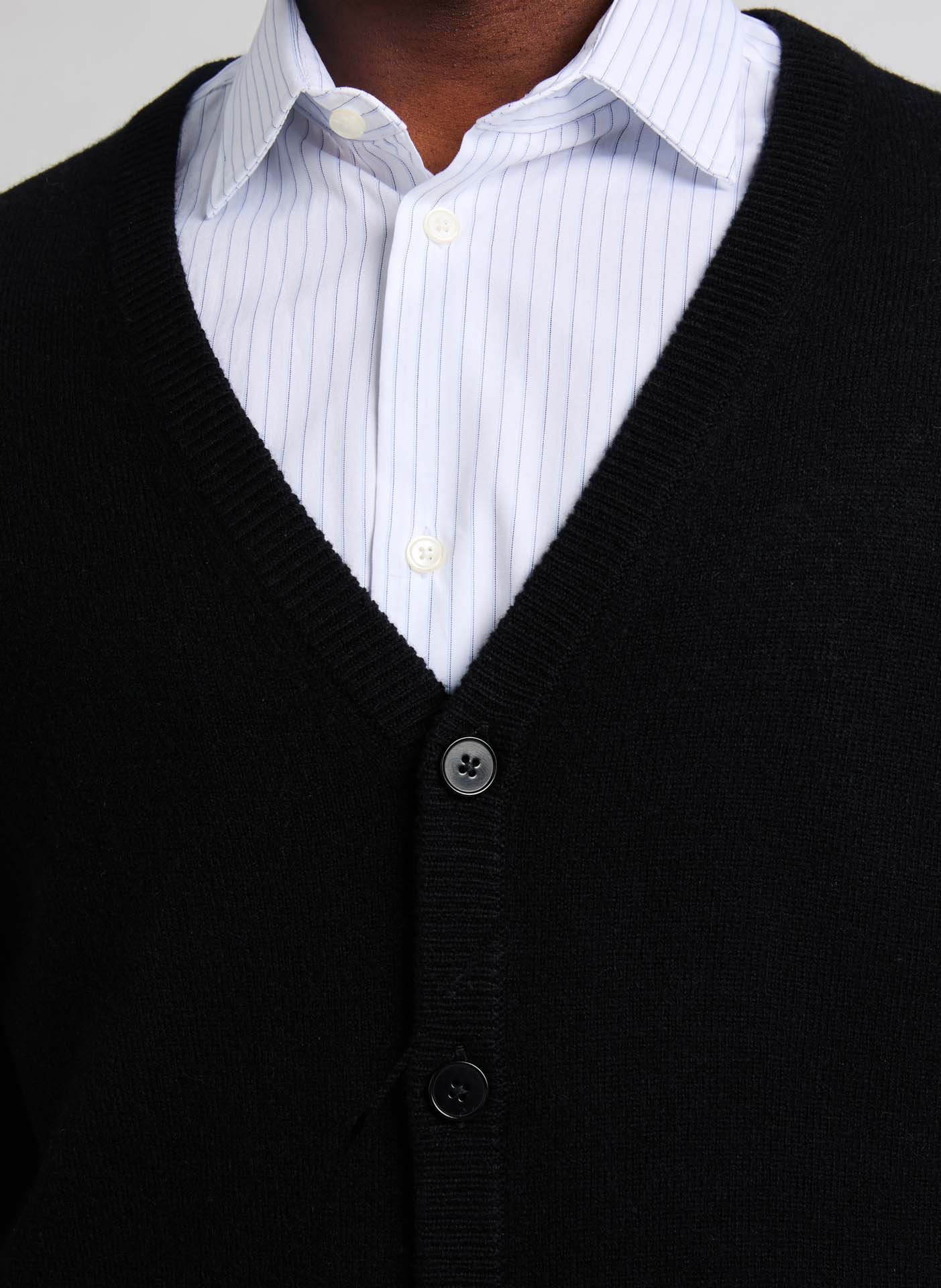 Cashmere cardigan yvan-c AU PRINTEMPS PARIS Black