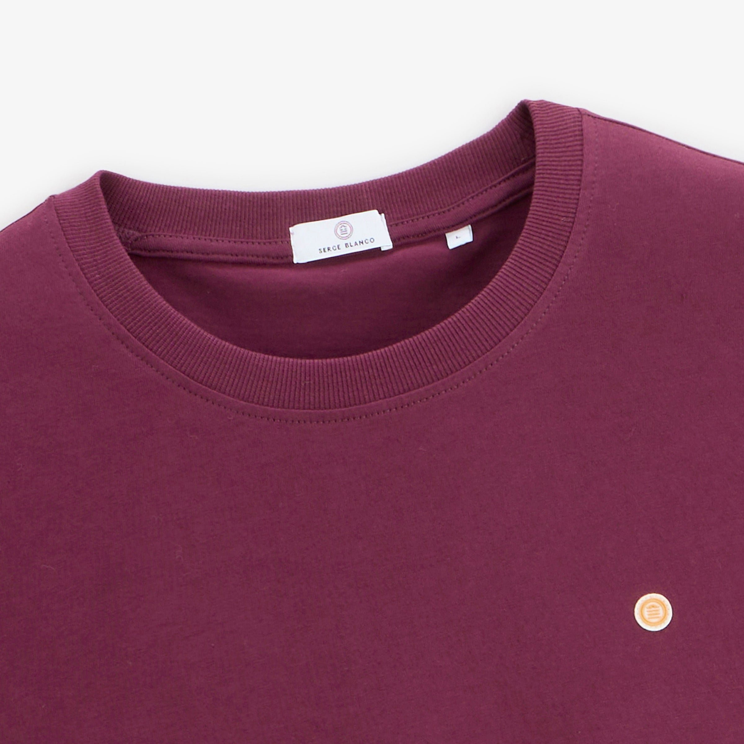 Short-sleeved cotton printed T-shirt with blanco squad red vine back SERGE BLANCO Red