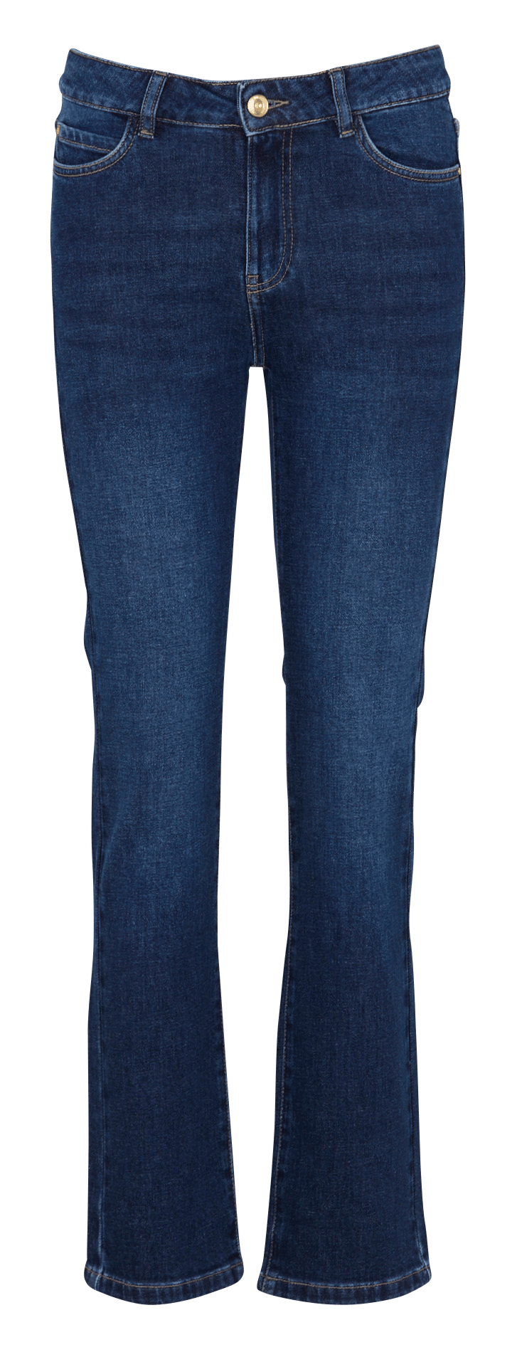 Gerade geschnittene Jeans aus Baumwollmischgewebe MAISON 123 Blau