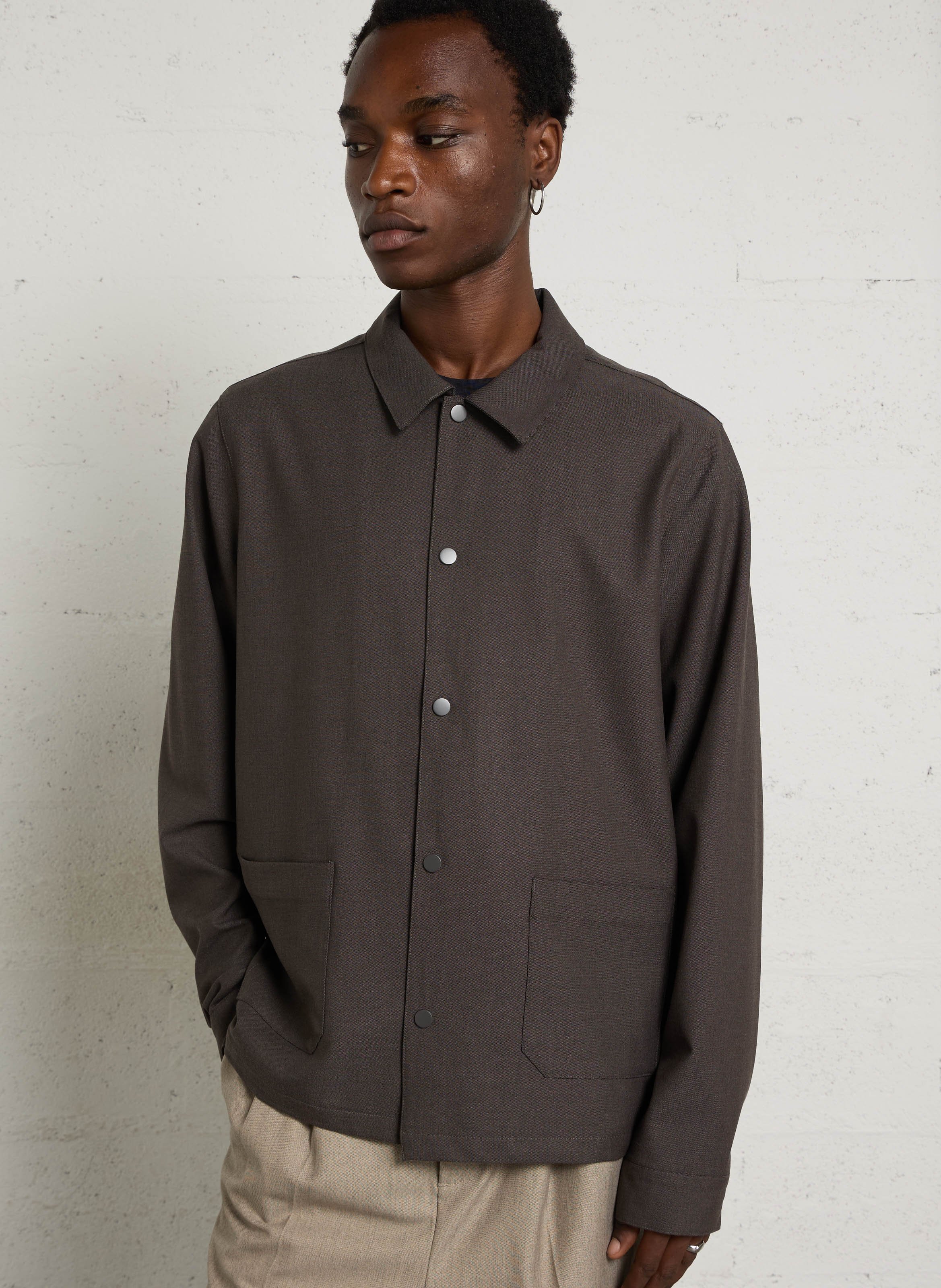 Straight classic collar shirt CASUAL FRIDAY Beige