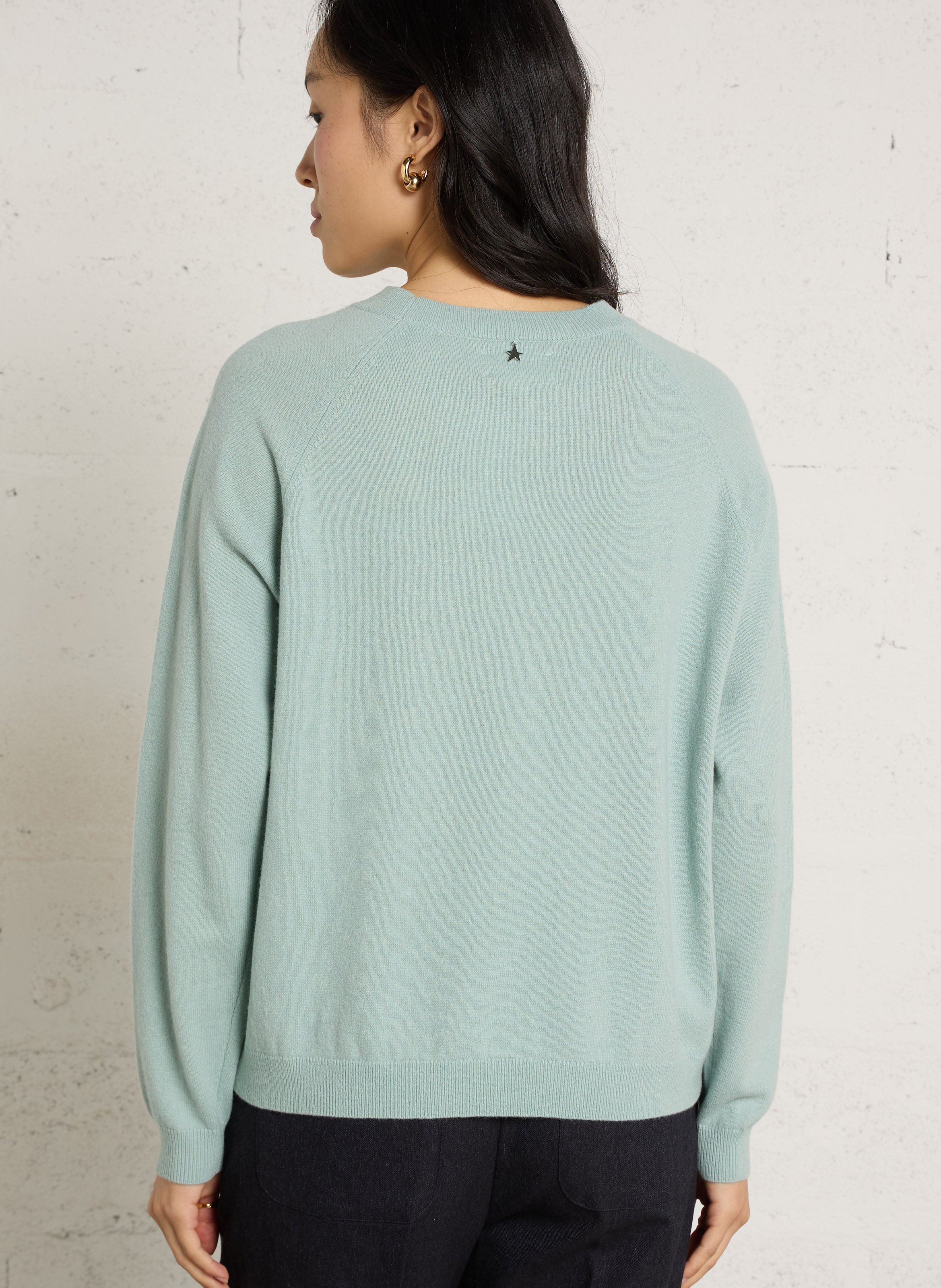 Wollen trui met ronde hals SUD EXPRESS Blauw