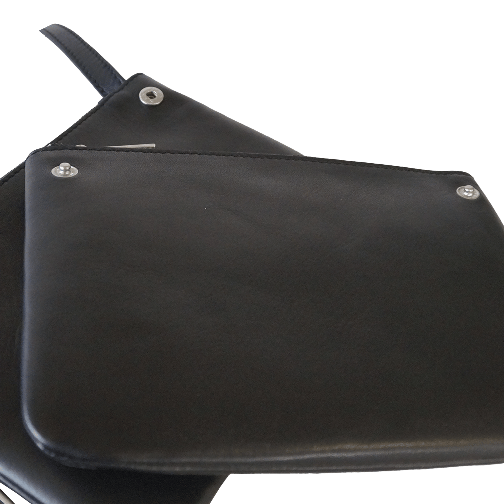 Bolso bandolera de piel IKKS Negro