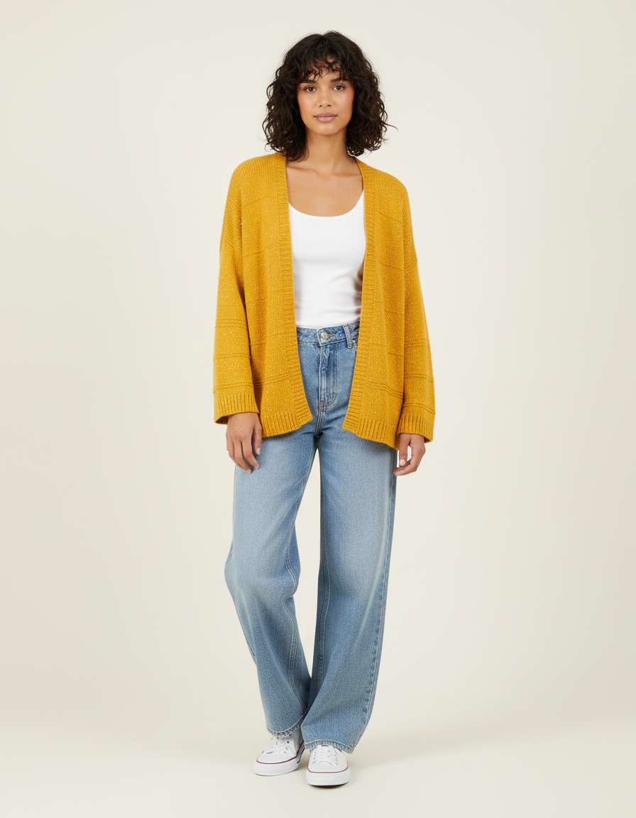 Cardigan STELLA FOREST - SECONDE MAIN Yellow
