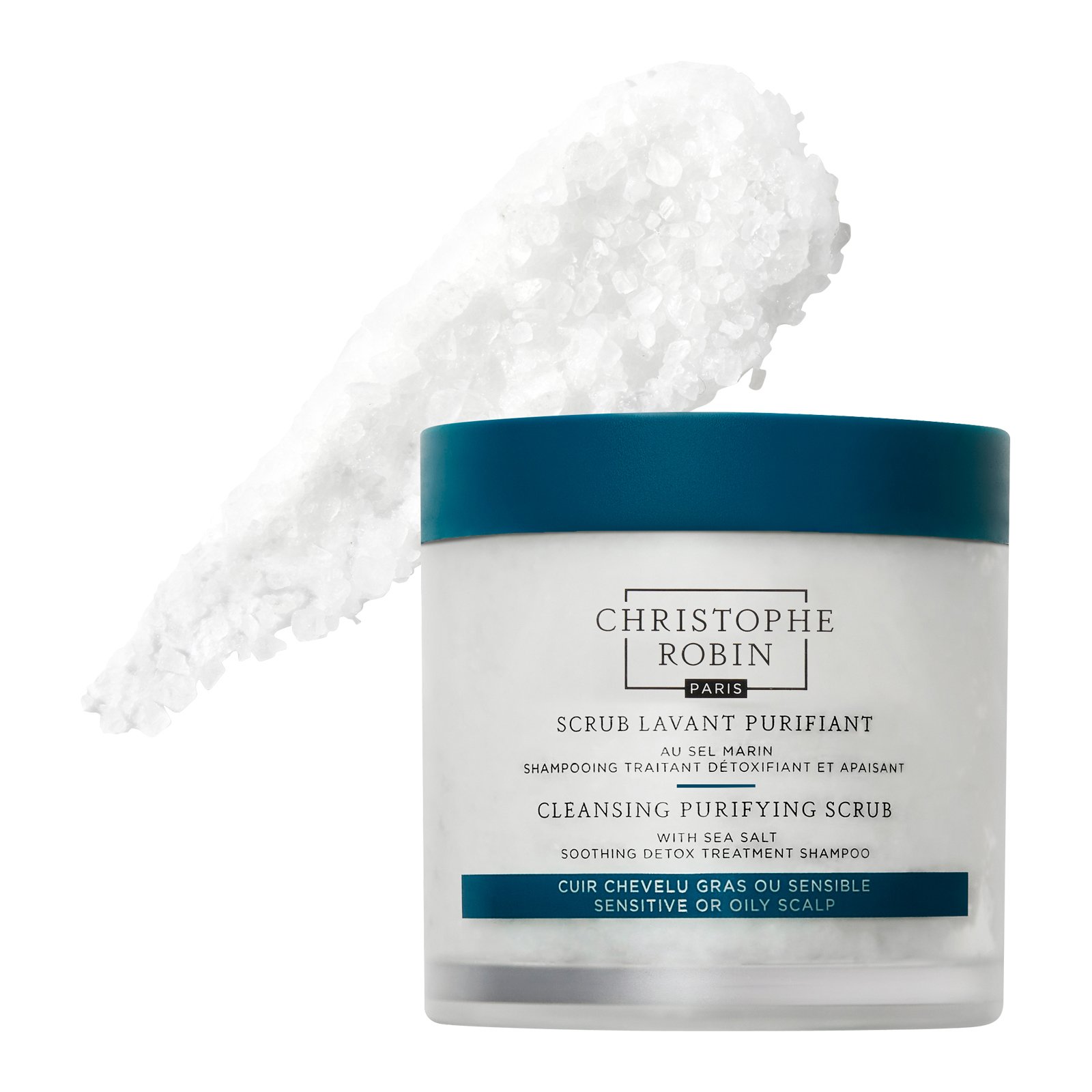 Scrub lavant purifiant au sel marin CHRISTOPHE ROBIN No color