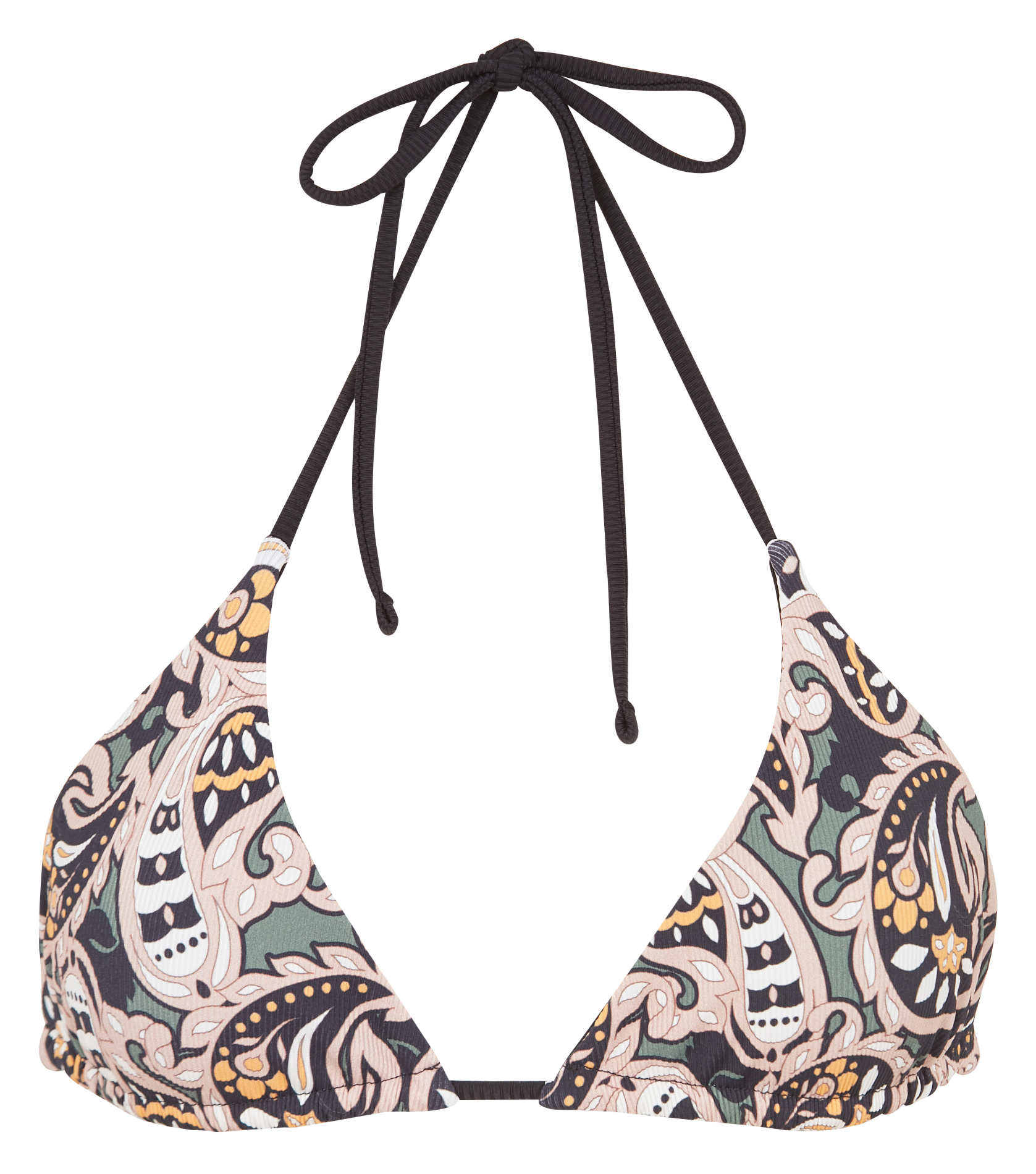 Strukturiertes Triangel-Bikinioberteil JOLIES MOMES Mehrfarbig