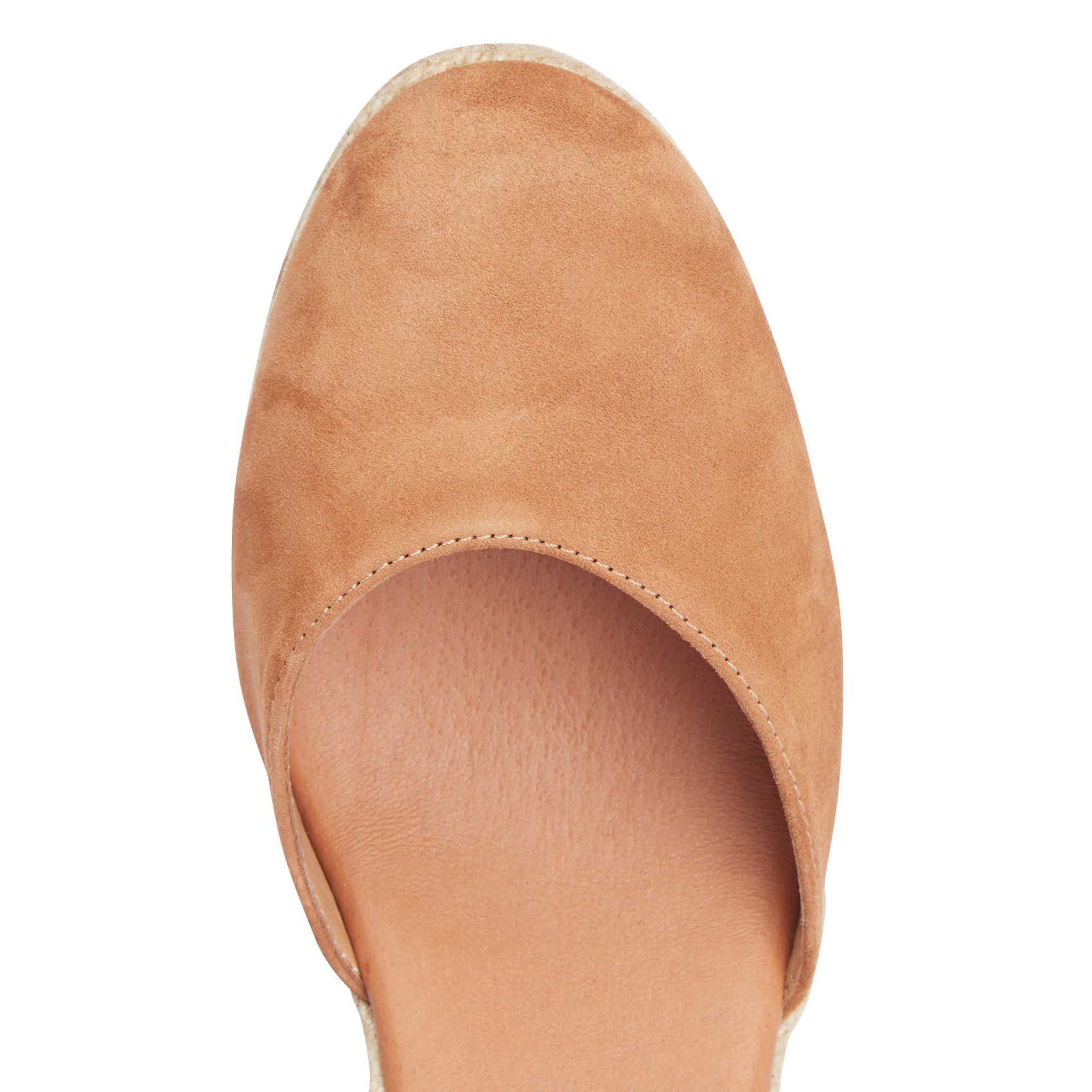 Sandales espadrilles compensées en cuir  MELLOW YELLOW Marron