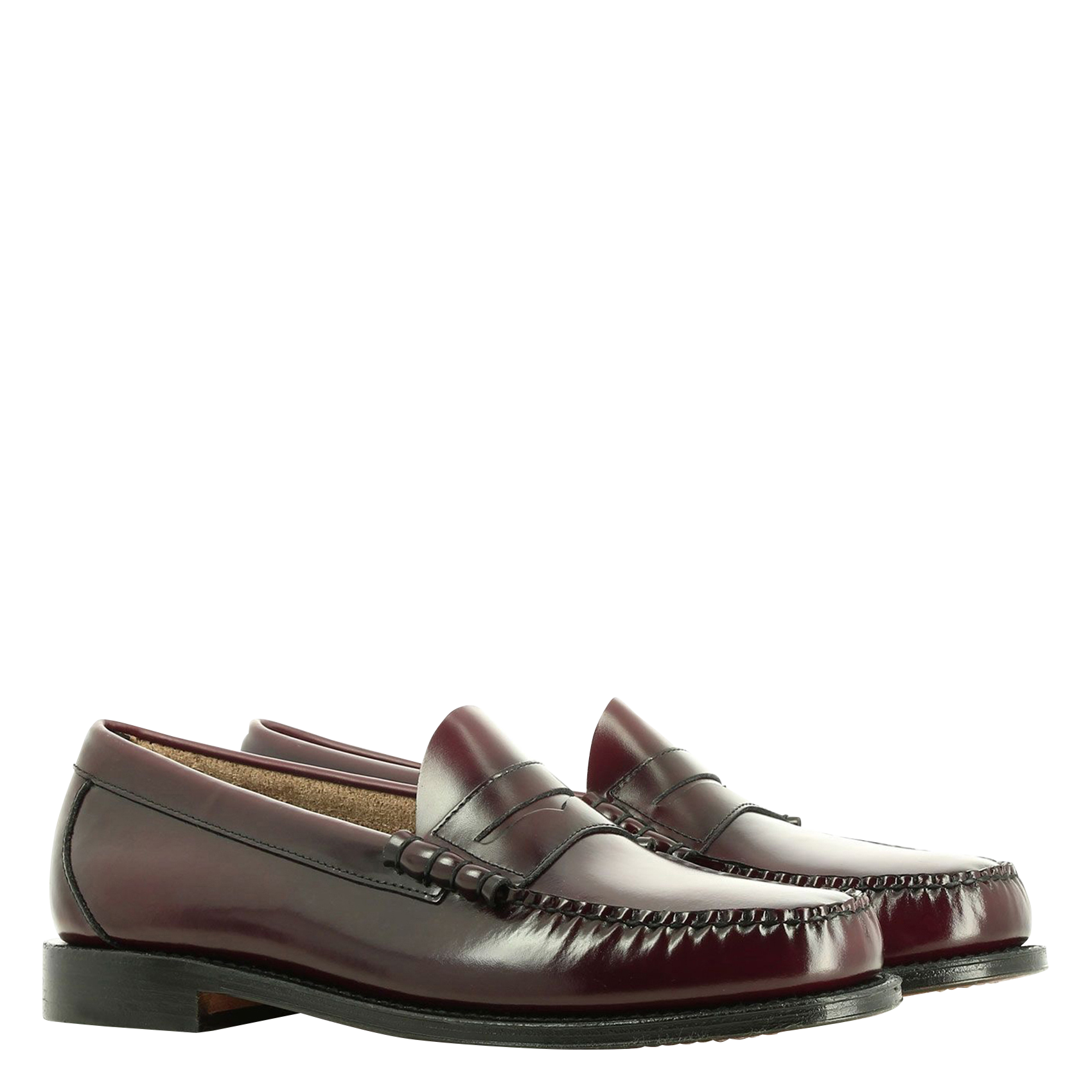 Mocassins en cuir GH BASS Prune