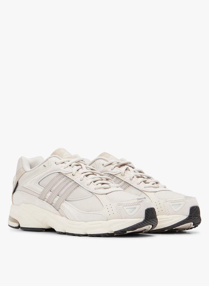 Sneakers basse con zeppa Beige