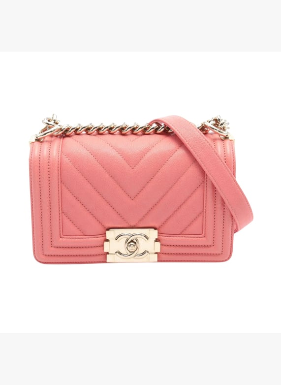 Chanel Boy Rose Chanel Seconde Main Women 1724444335126198 Place des Tendances