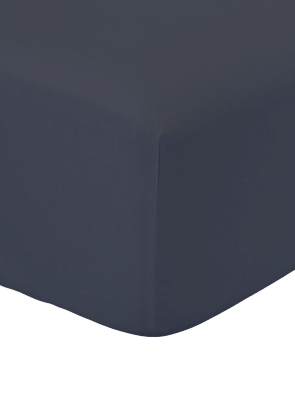 Stretch cotton fitted sheet TODAY LINGE DE MAISON Blue