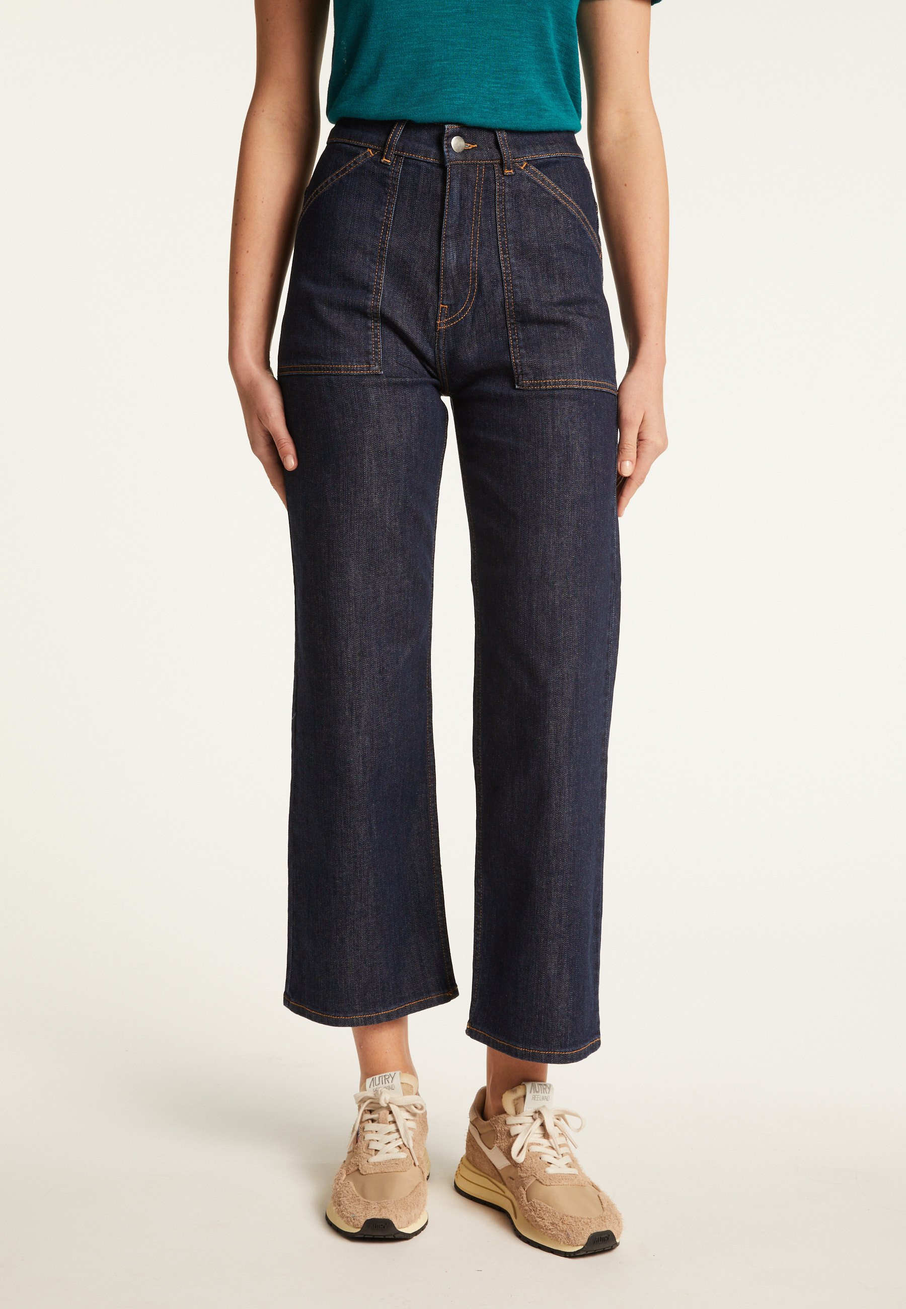 Cotton jeans MAISON MONTAGUT Blue