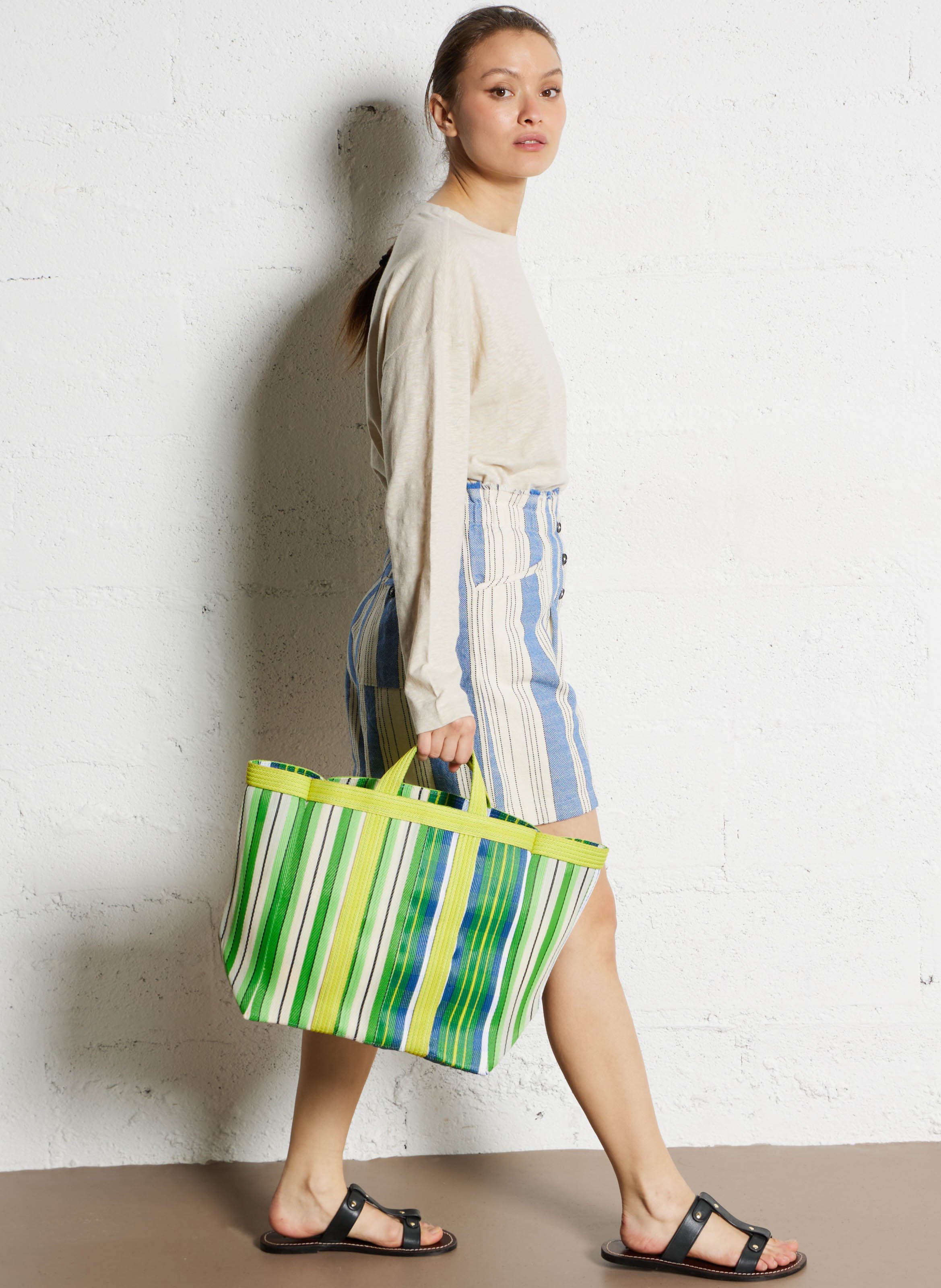 Einfarbiger Shopper BABACHIC BAGS Grun