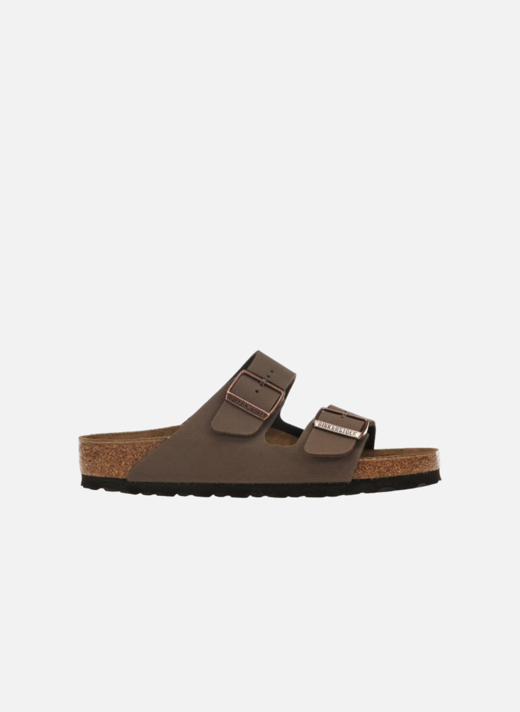 Faux leather sandals BIRKENSTOCK Brown