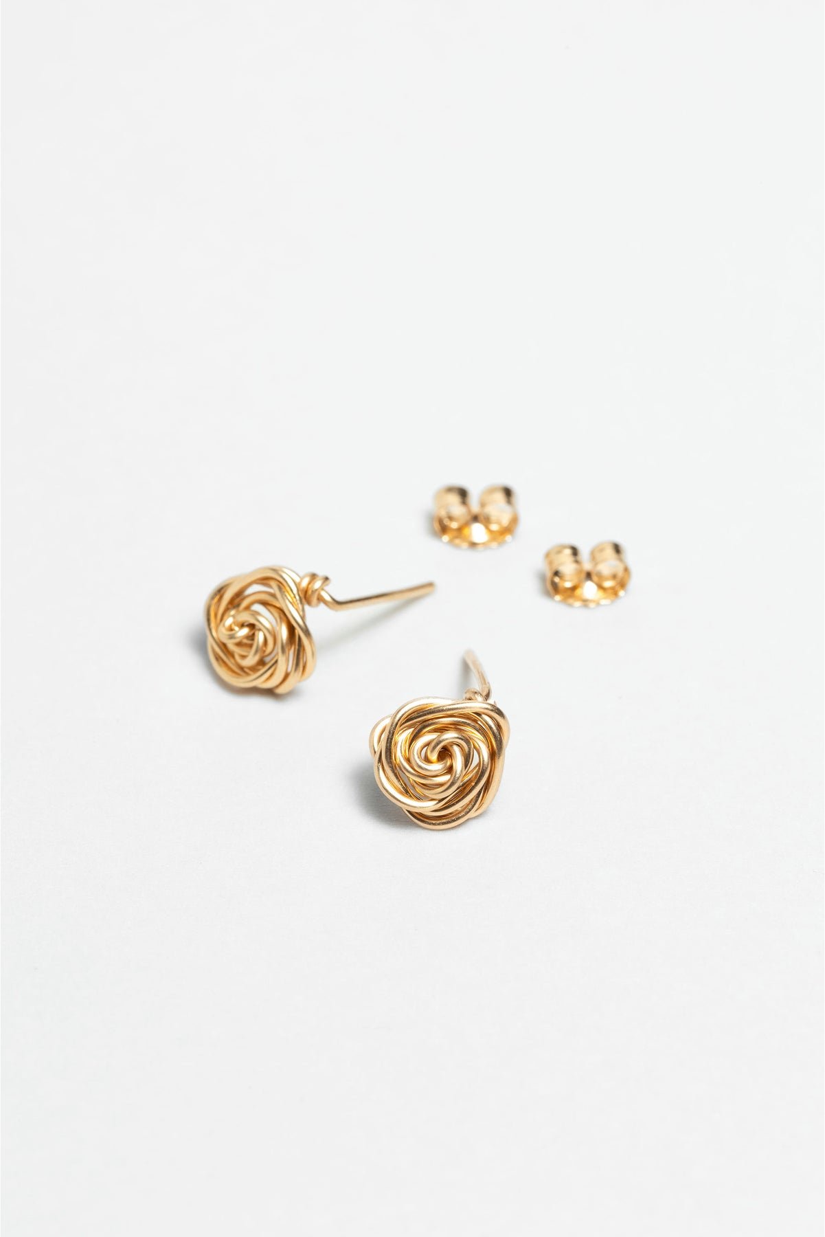 Rose gold earrings 750 YAY Golden