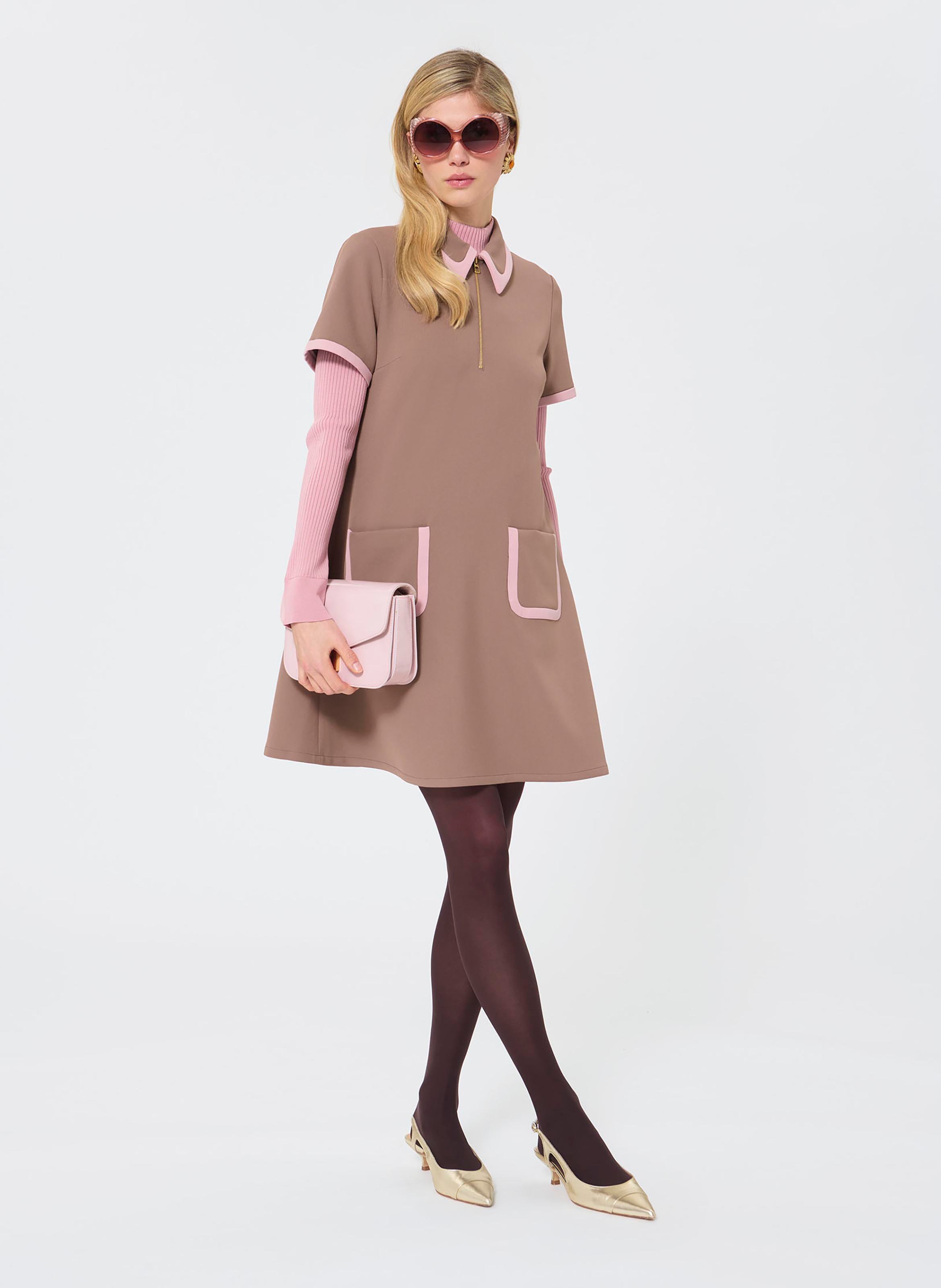 Abito corto a trapezio retrò TARA JARMON