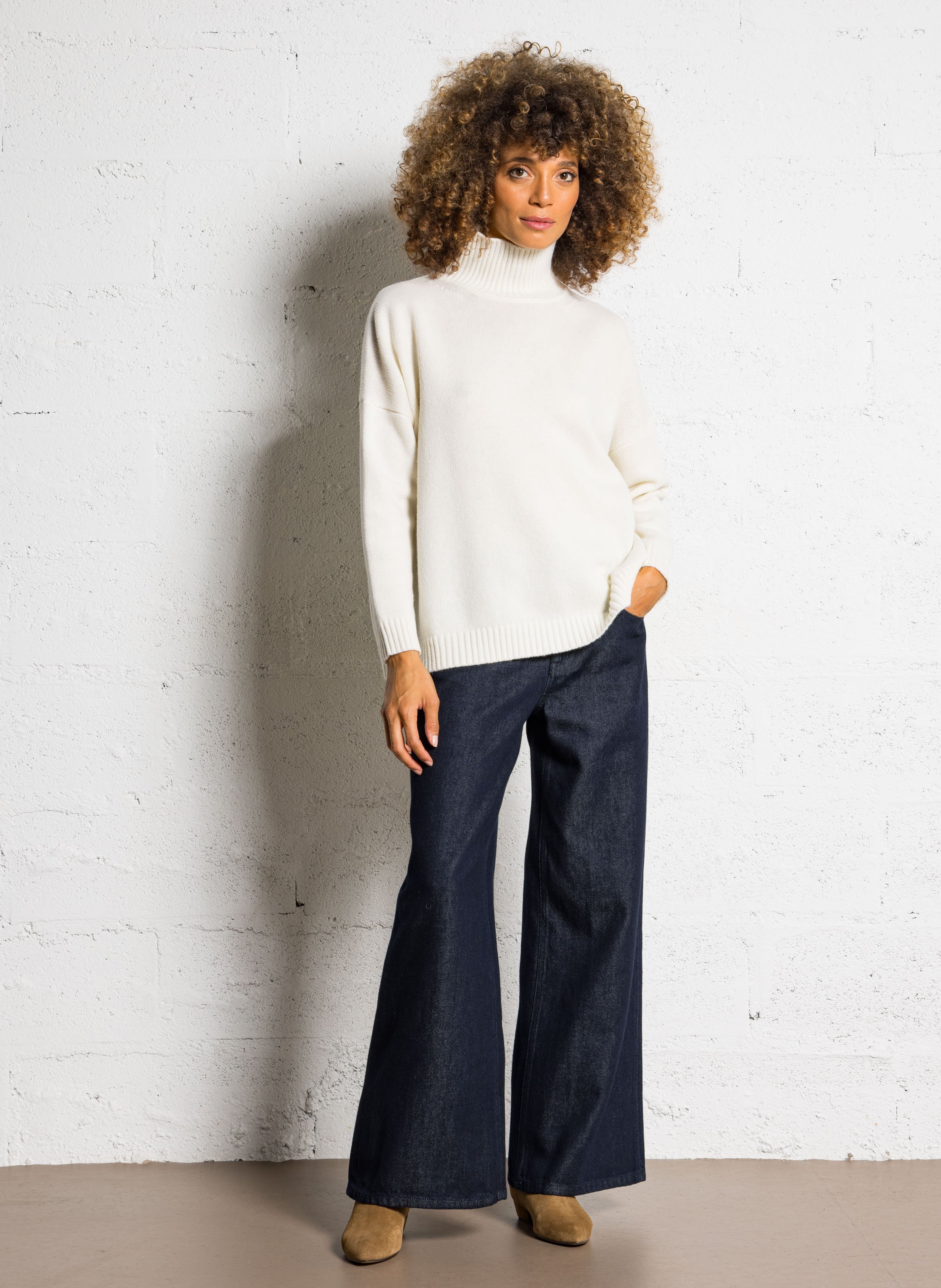 Roll-neck wool sweater MAX MARA WEEK END Beige