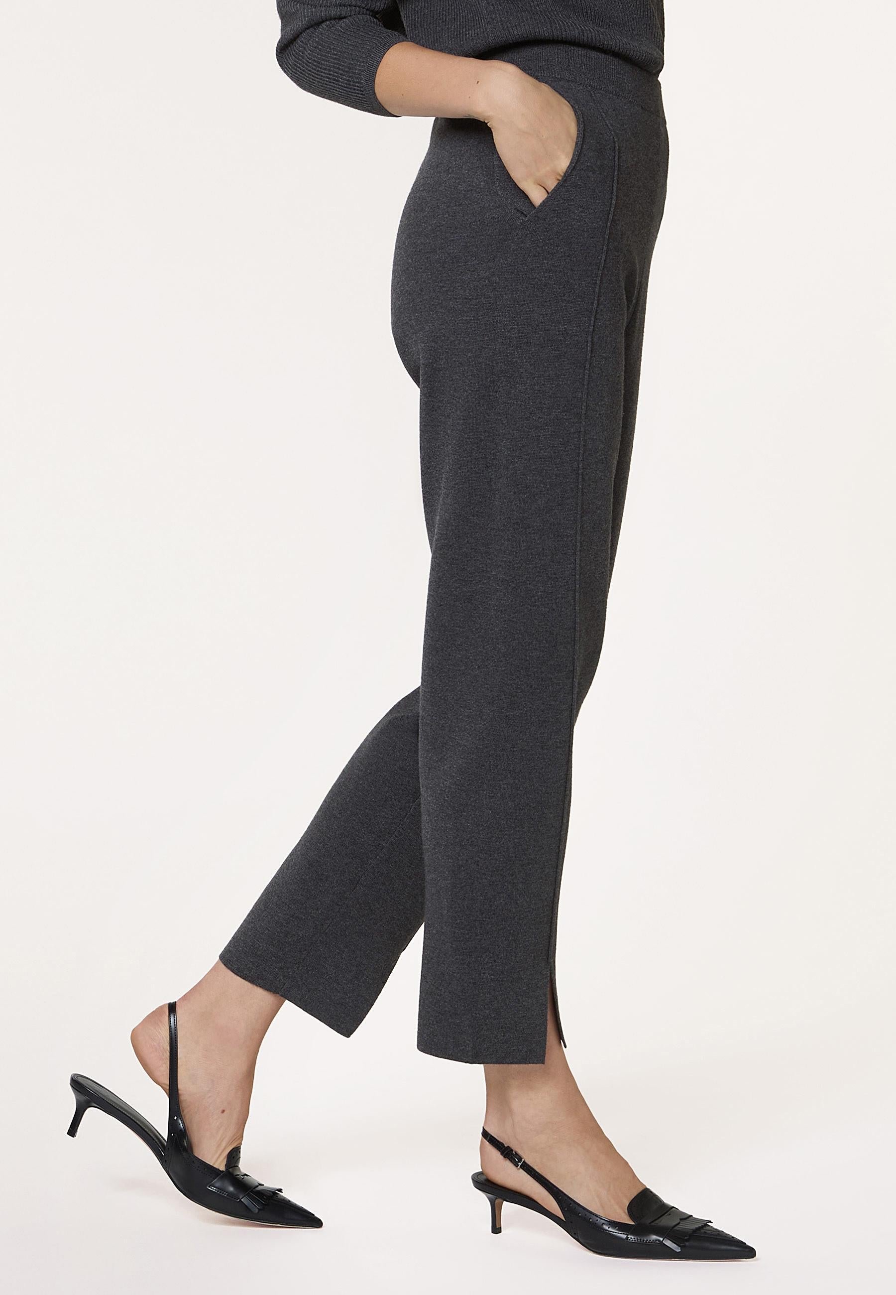 Milano knit cigarette pants RODIER Grey