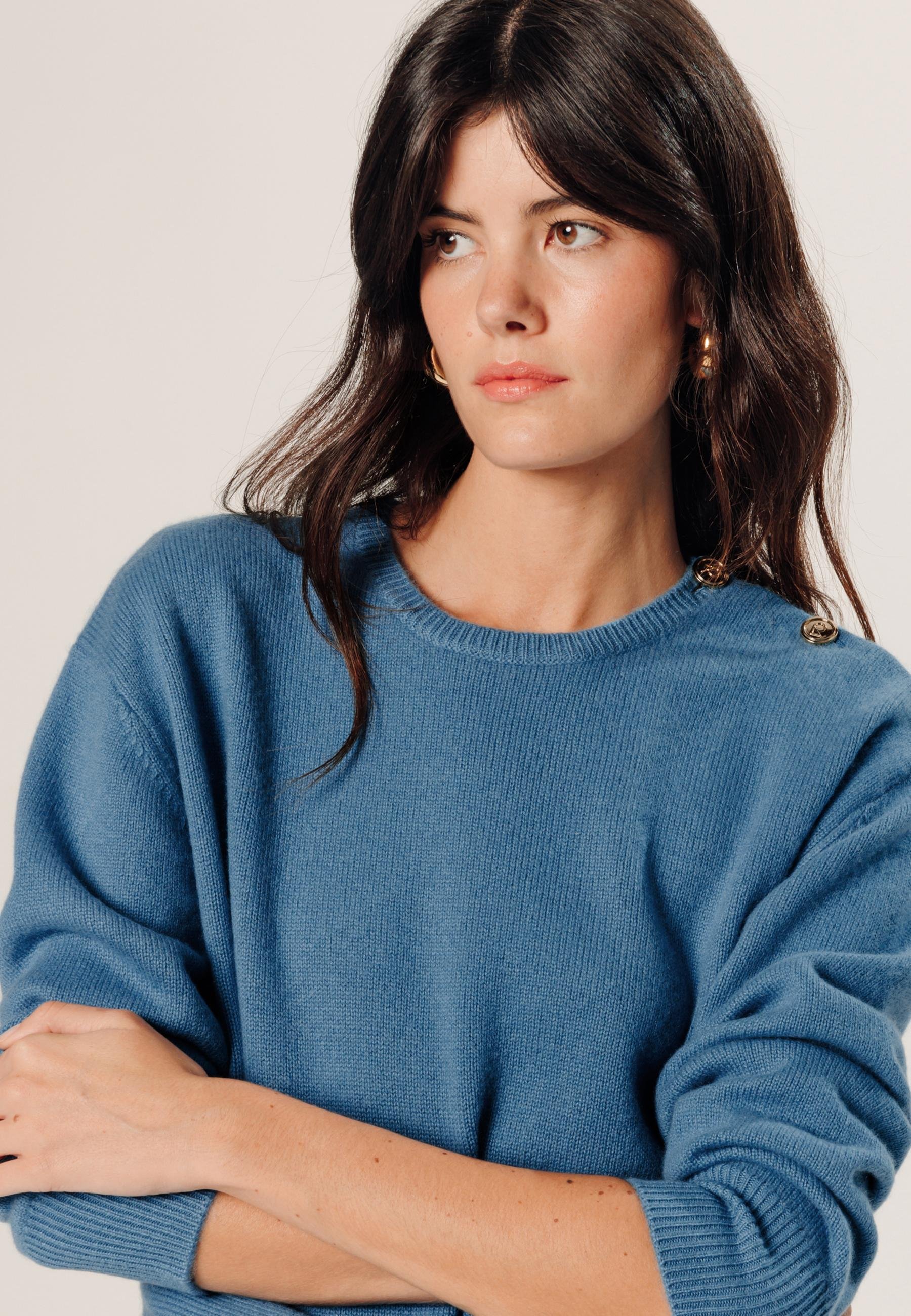 Oversized cashmere sweater RODIER Blue