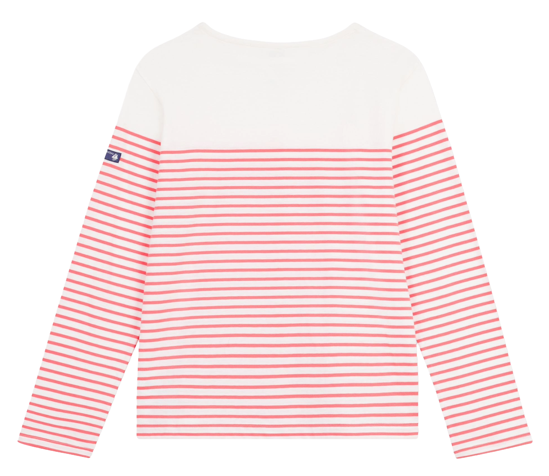 Gestreiftes Baumwoll-T-Shirt PETIT BATEAU Rosa