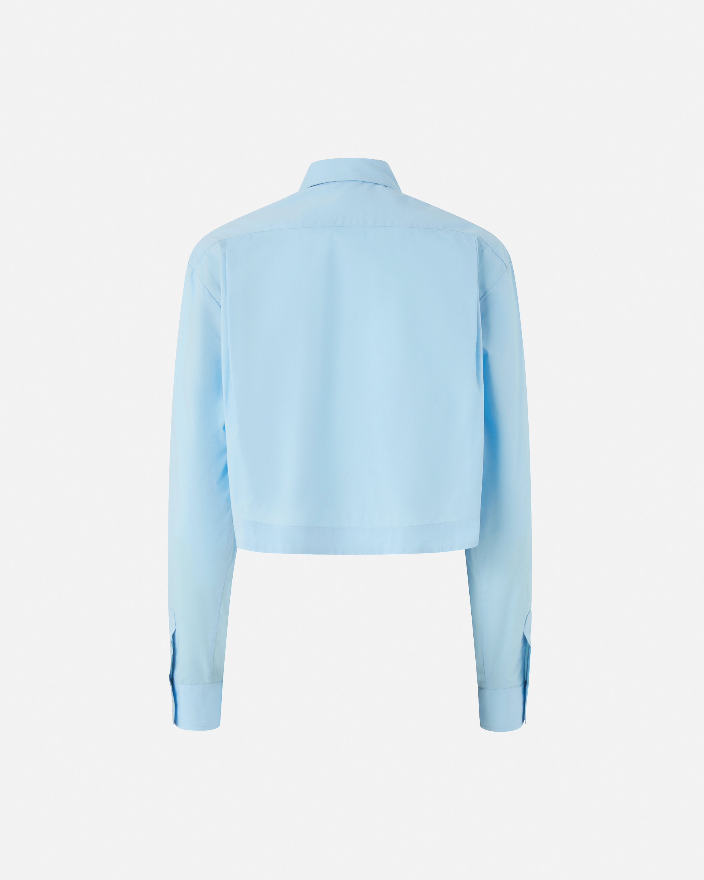 Short shirt with jewel applications PINKO Blue