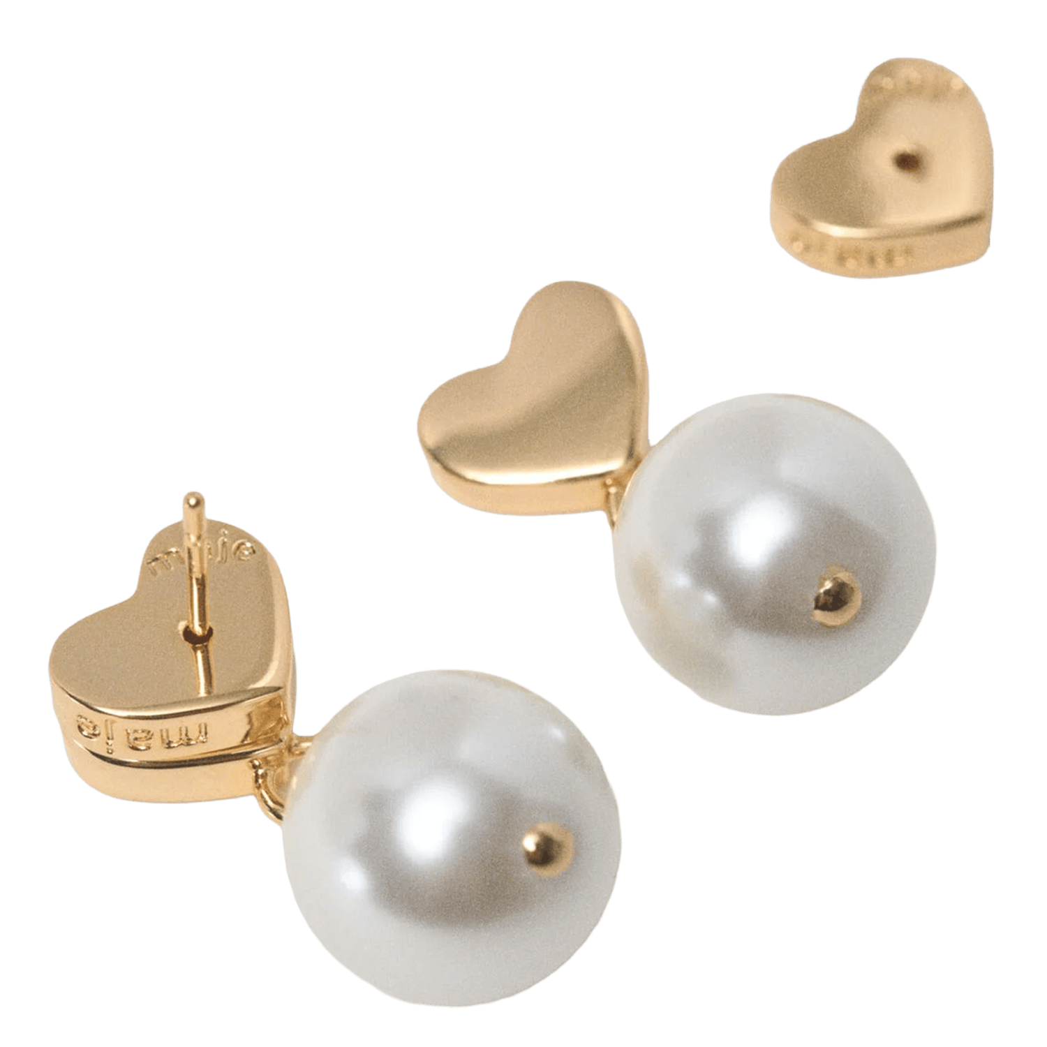 Boucles d'oreilles en laiton MAJE Doré