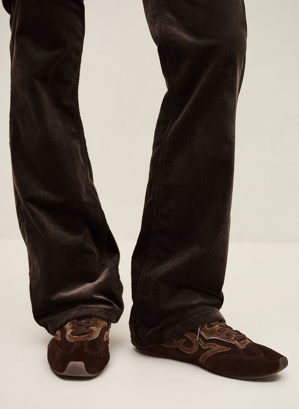 Baskets basses à lacets  BA&SH Marron