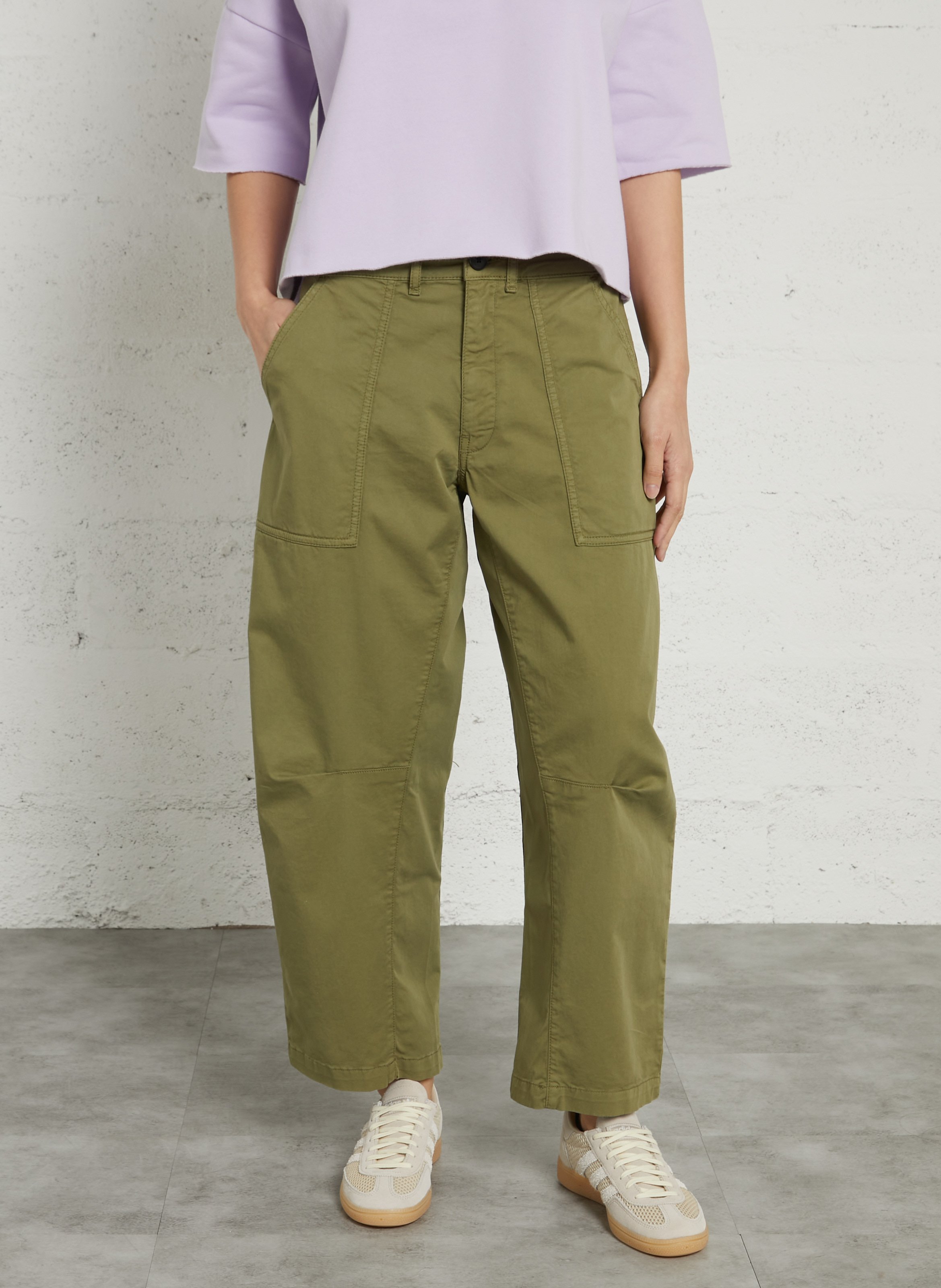 Wide cotton trousers  BELLEROSE Khaki