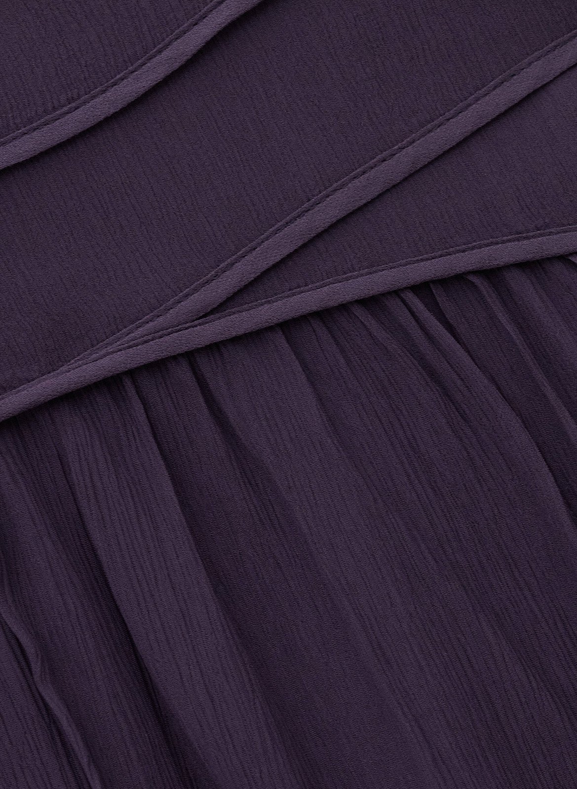 Lange uitlopende effen rok BA&SH Violet