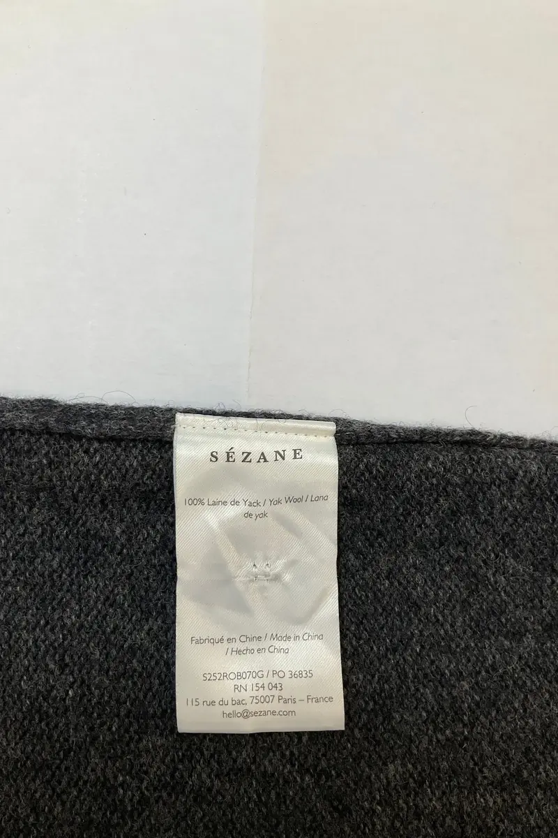 Cardigan SEZANE - Seconde main Grey