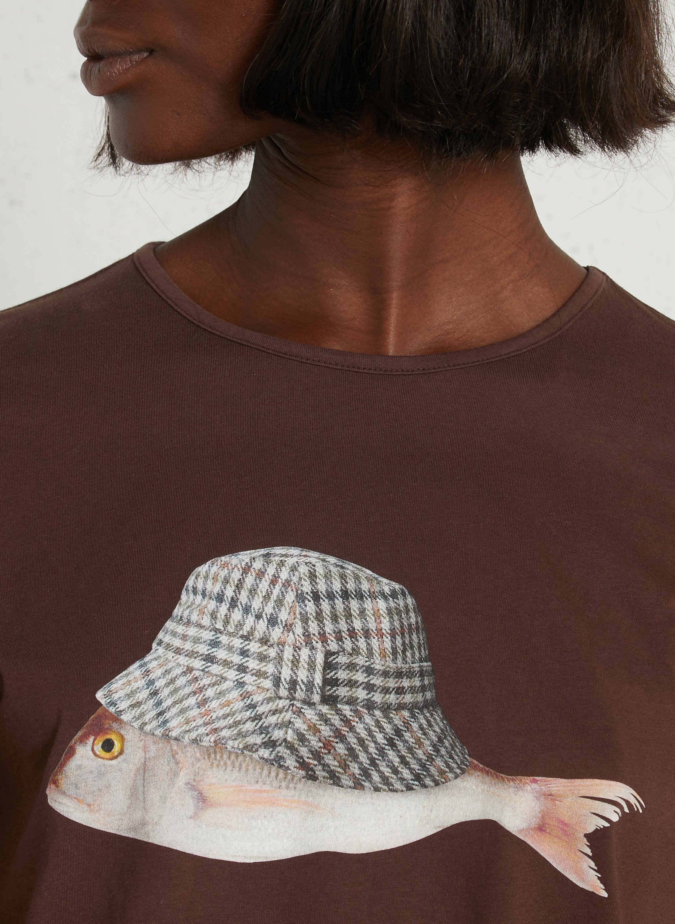 Lange mouwen T-shirt van katoen NICE THINGS Paars