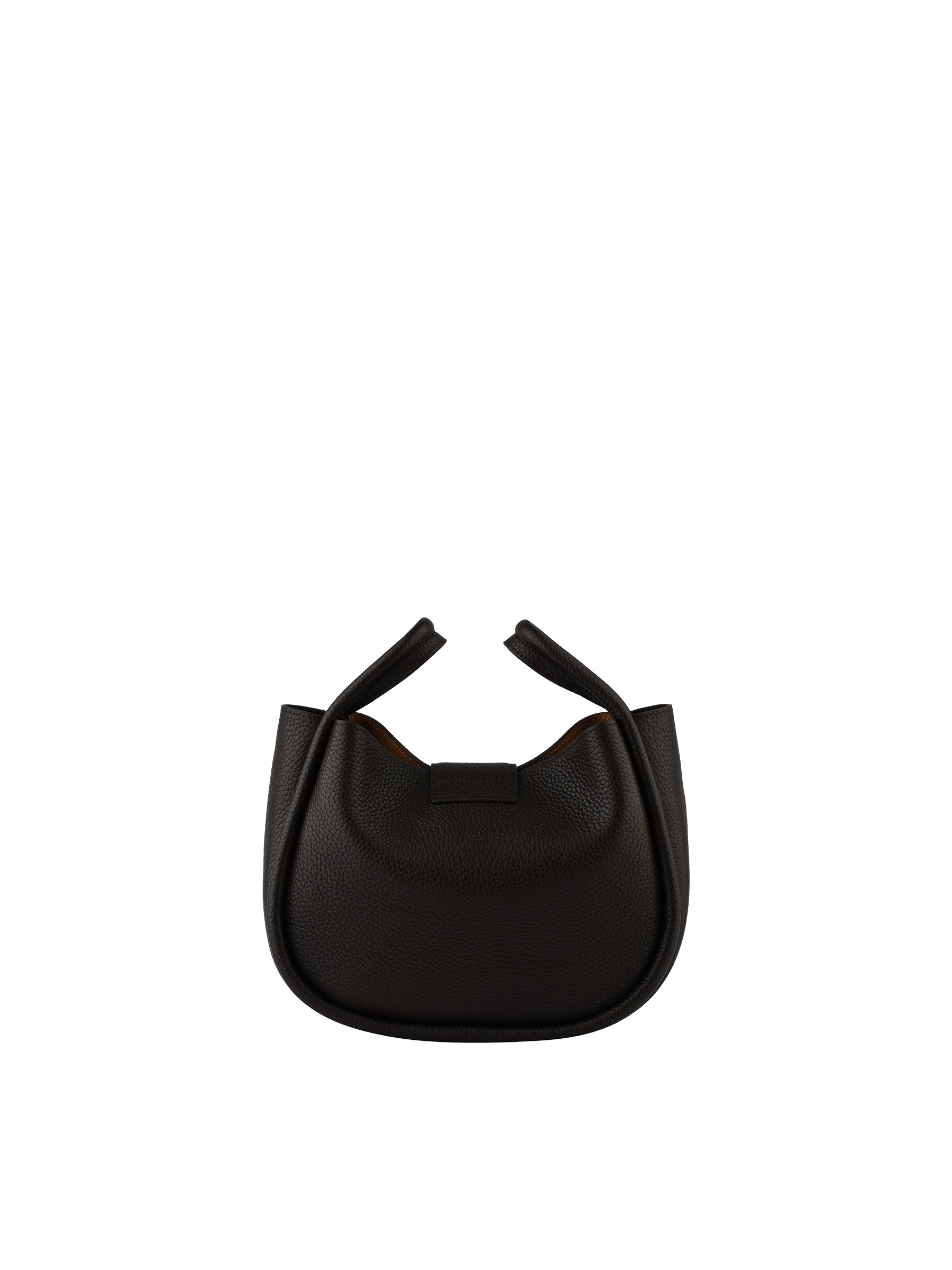 Crossbody bag in cowhide leather POURCHET Brown