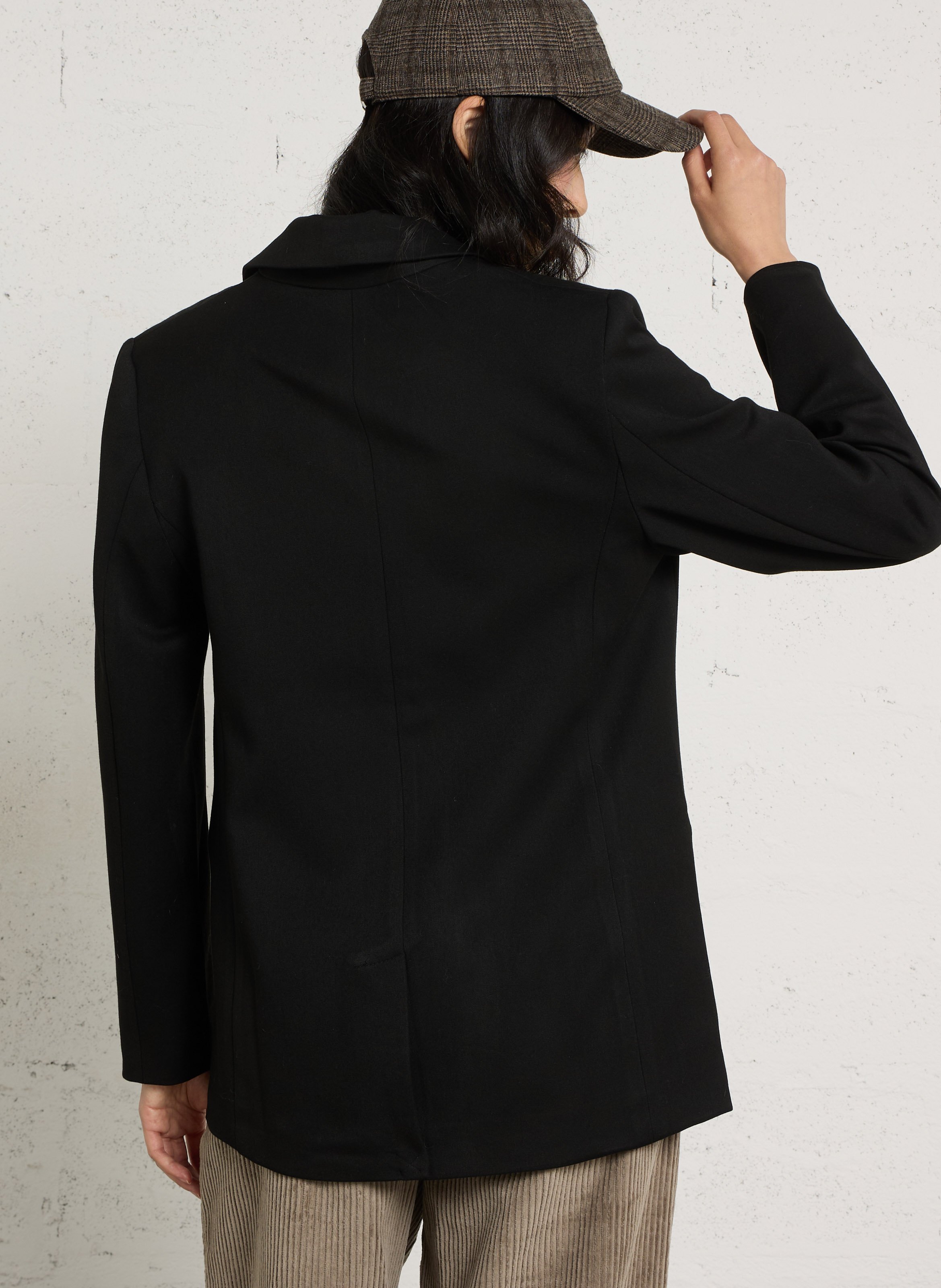 Veste ample col tailleur SUD EXPRESS Noir