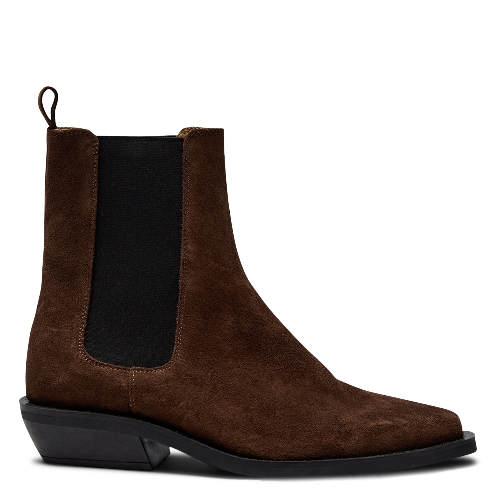 Suede leather ankle boots PAVEMENT Brown