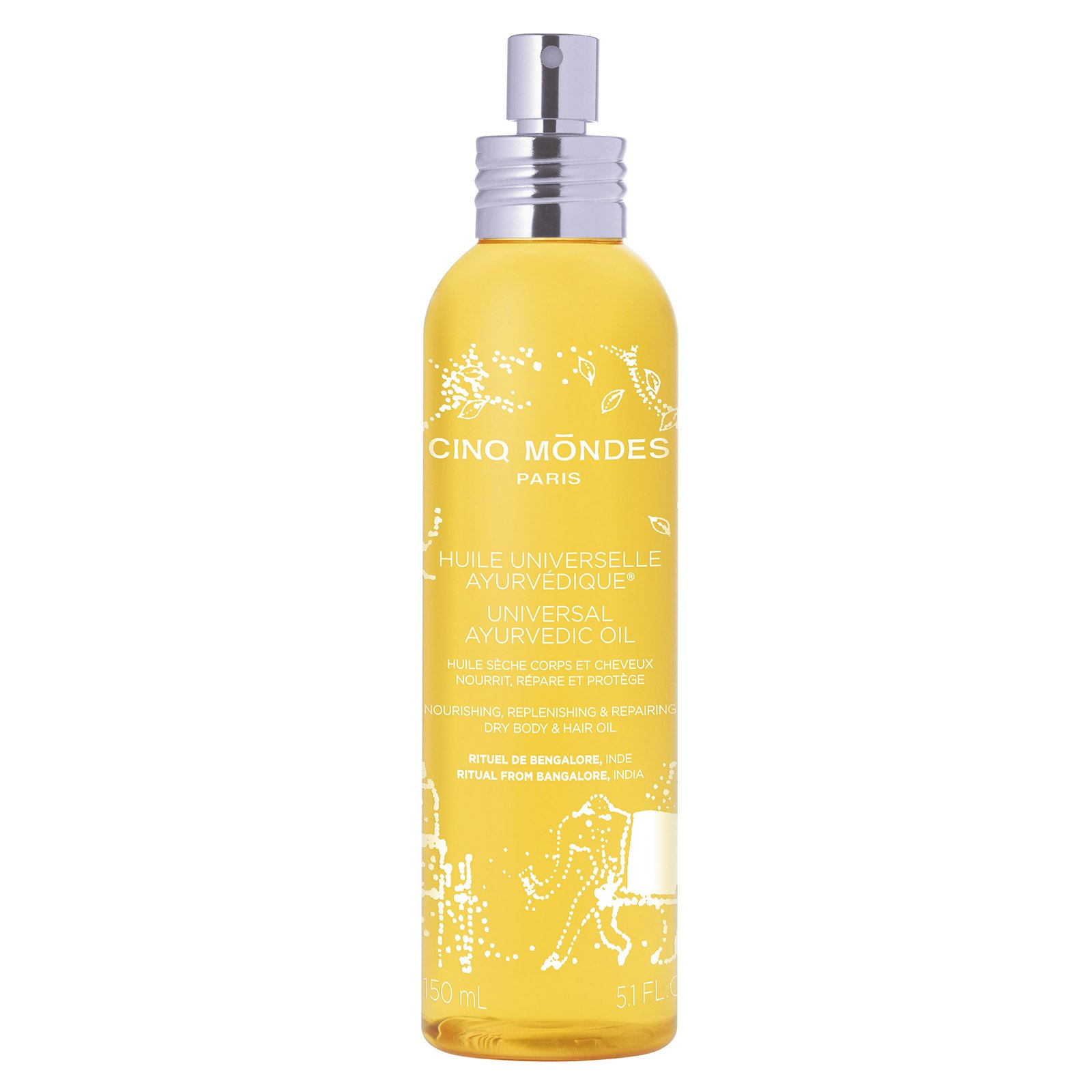 Universal Ayurvedic Dry Body Oil CINQ MONDES No color