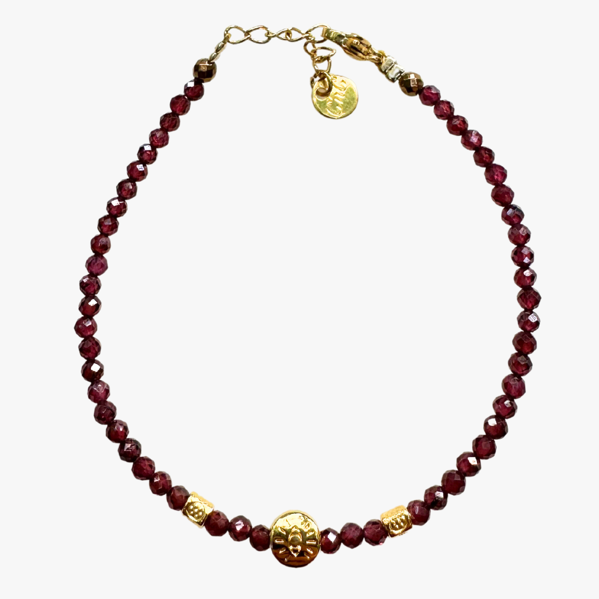 Garnet eye bracelet GINANDGER Blue