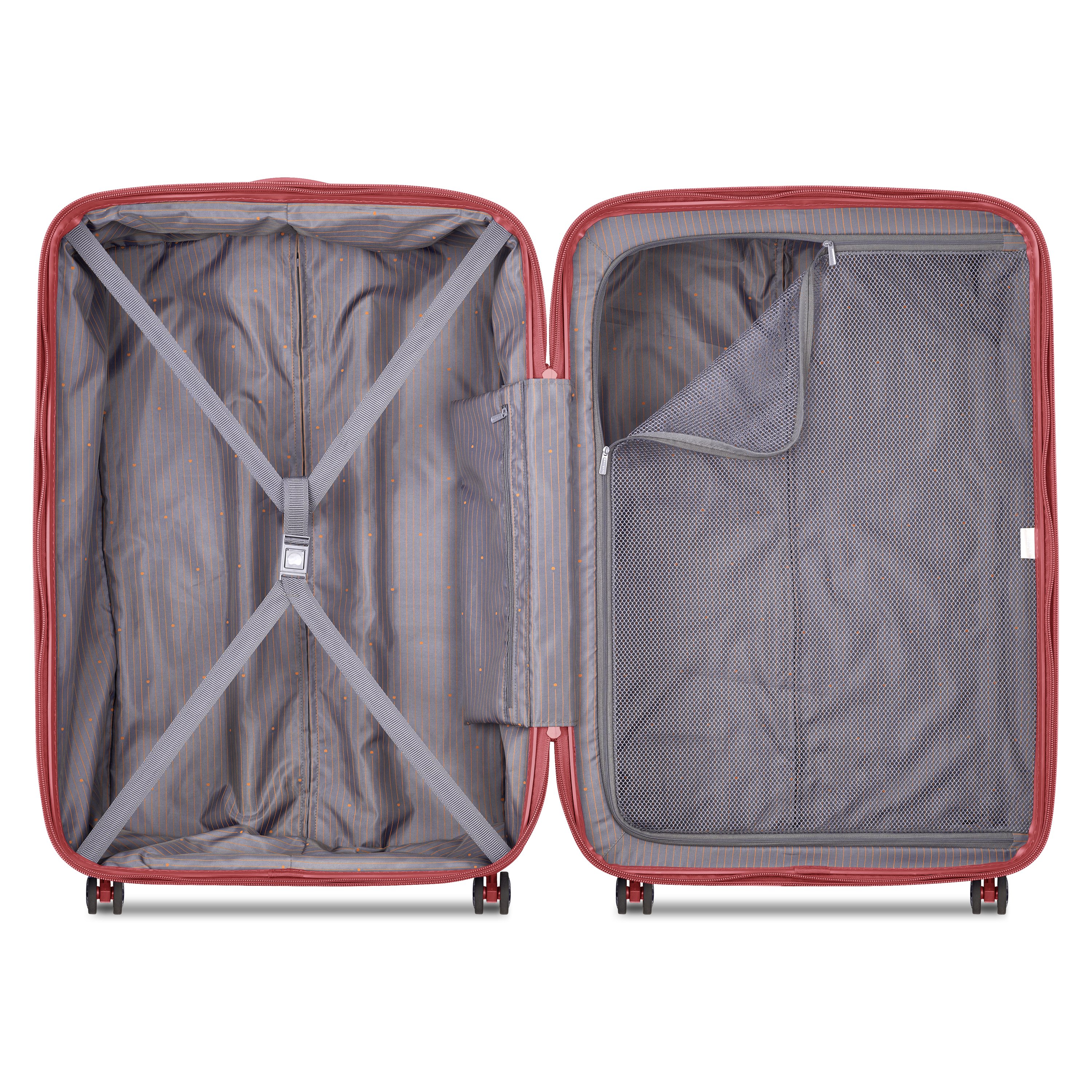 Valise soute rigide DELSEY PARIS Rouge