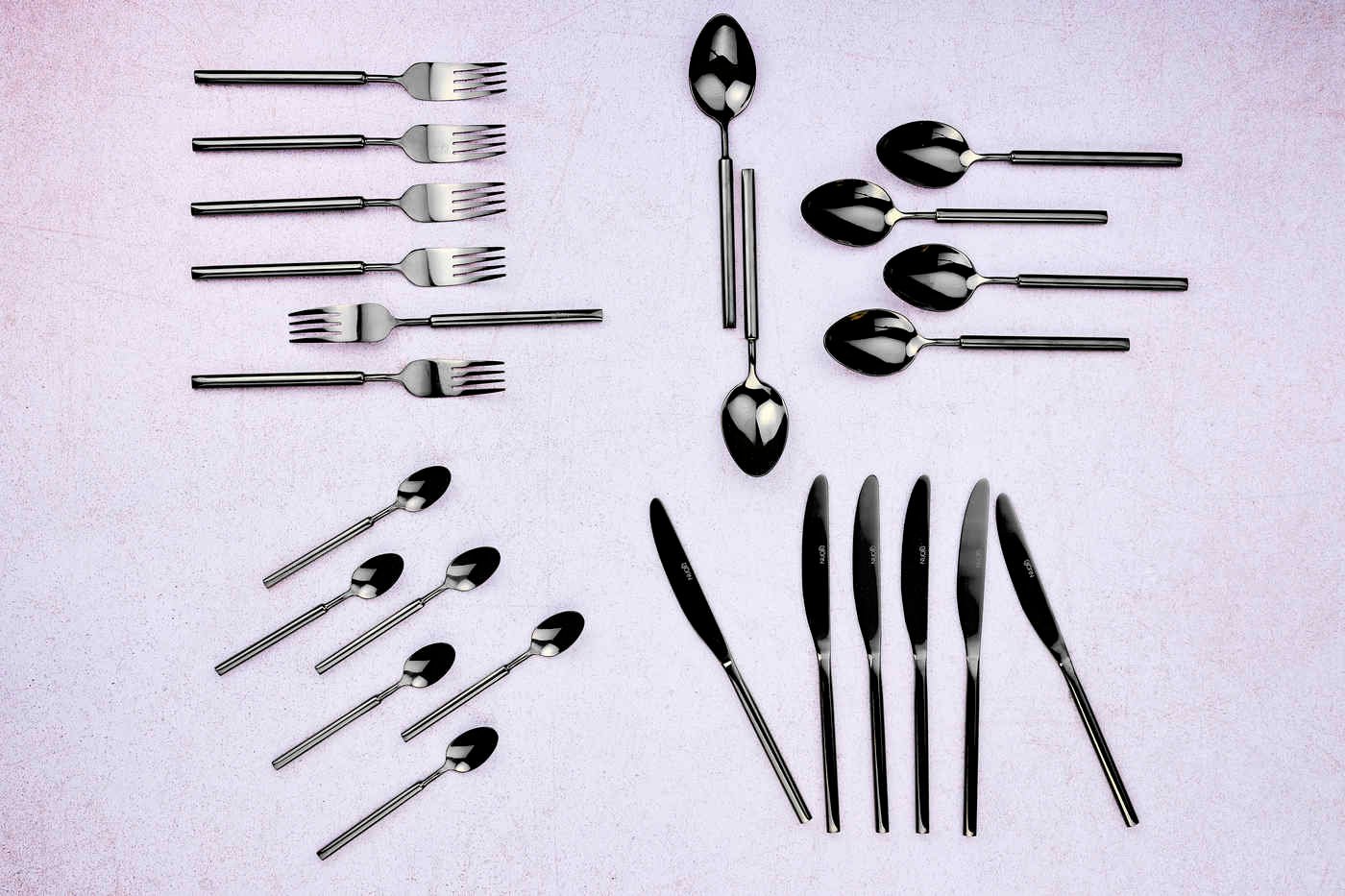 24-piece cutlery set Viggo - black BJORN Black