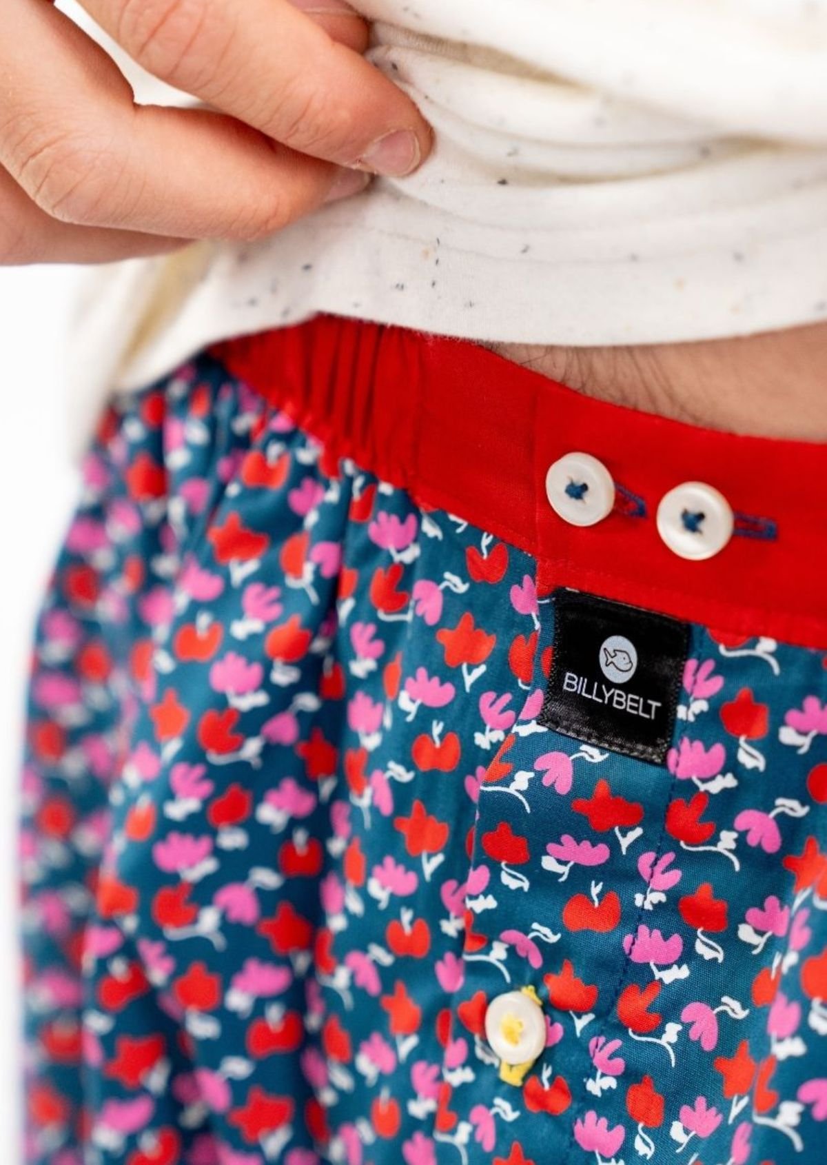 Organic cotton boxer shorts BILLYBELT Blue