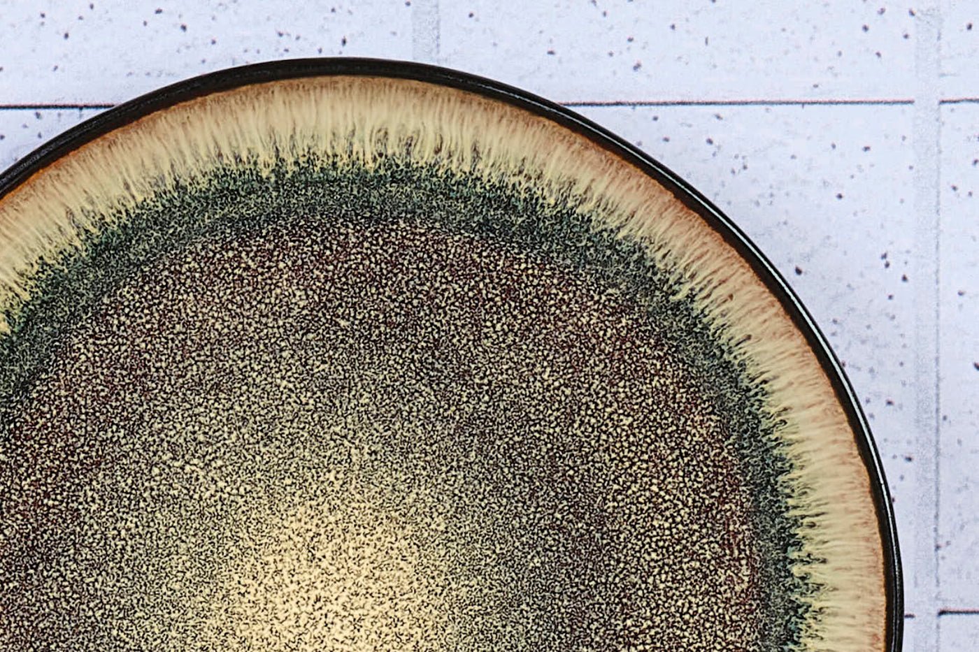 Iris Plate ø21.5cm - 6 pieces - Wild Brown BJORN Brown