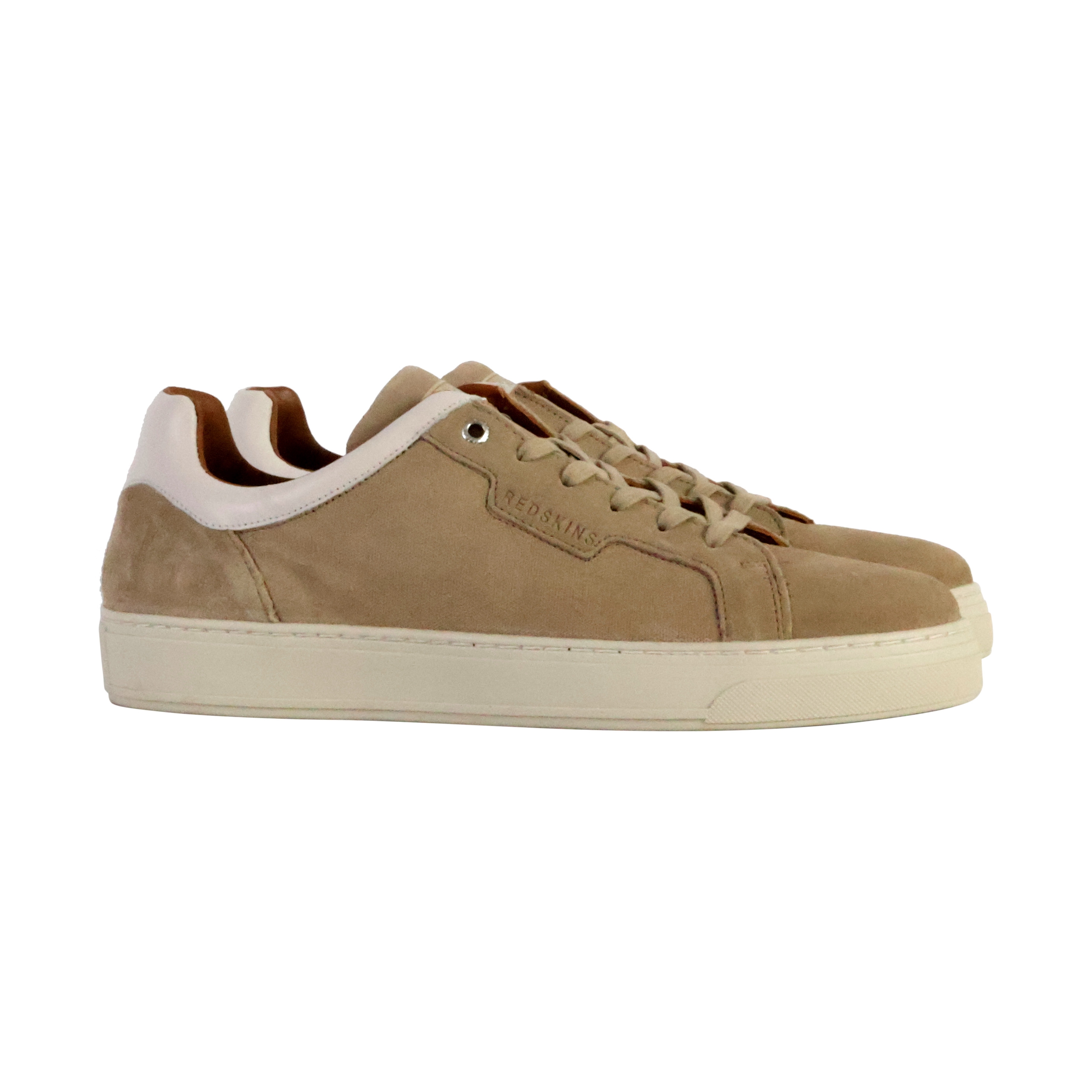 Low leather sneaker helium REDSKINS Beige