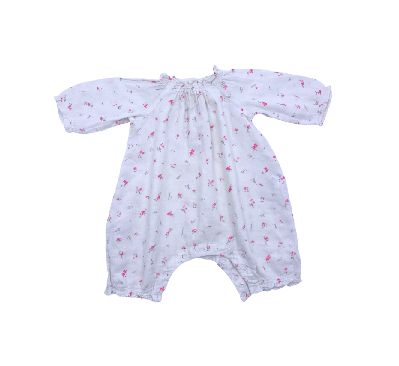 White baby romper - 12 months BONPOINT - Seconde Main White