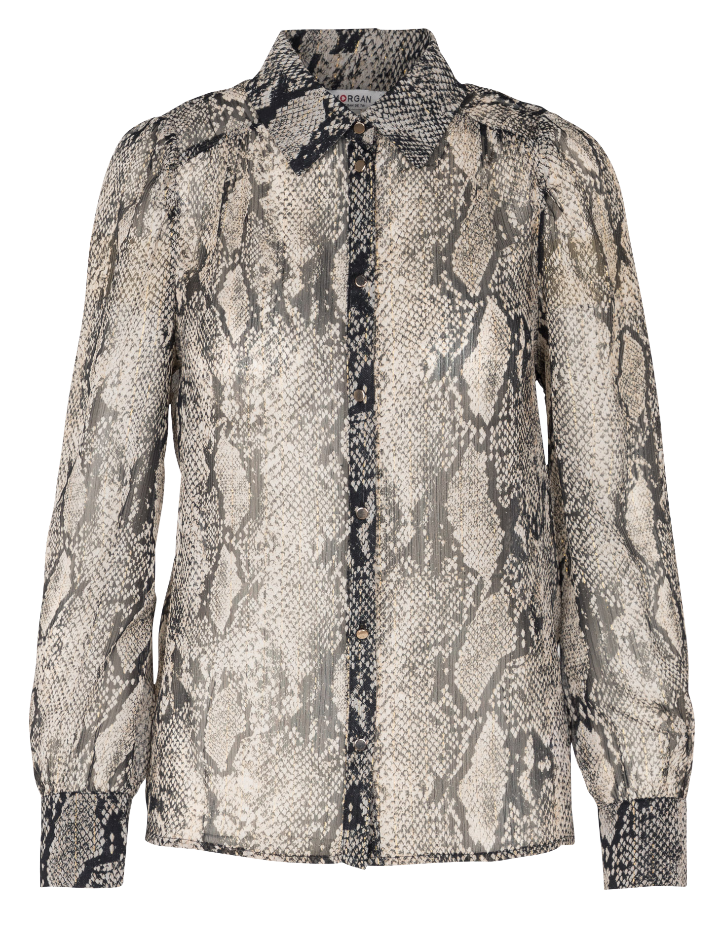 Chemise droite fluide à imprimé  MORGAN Multicolore