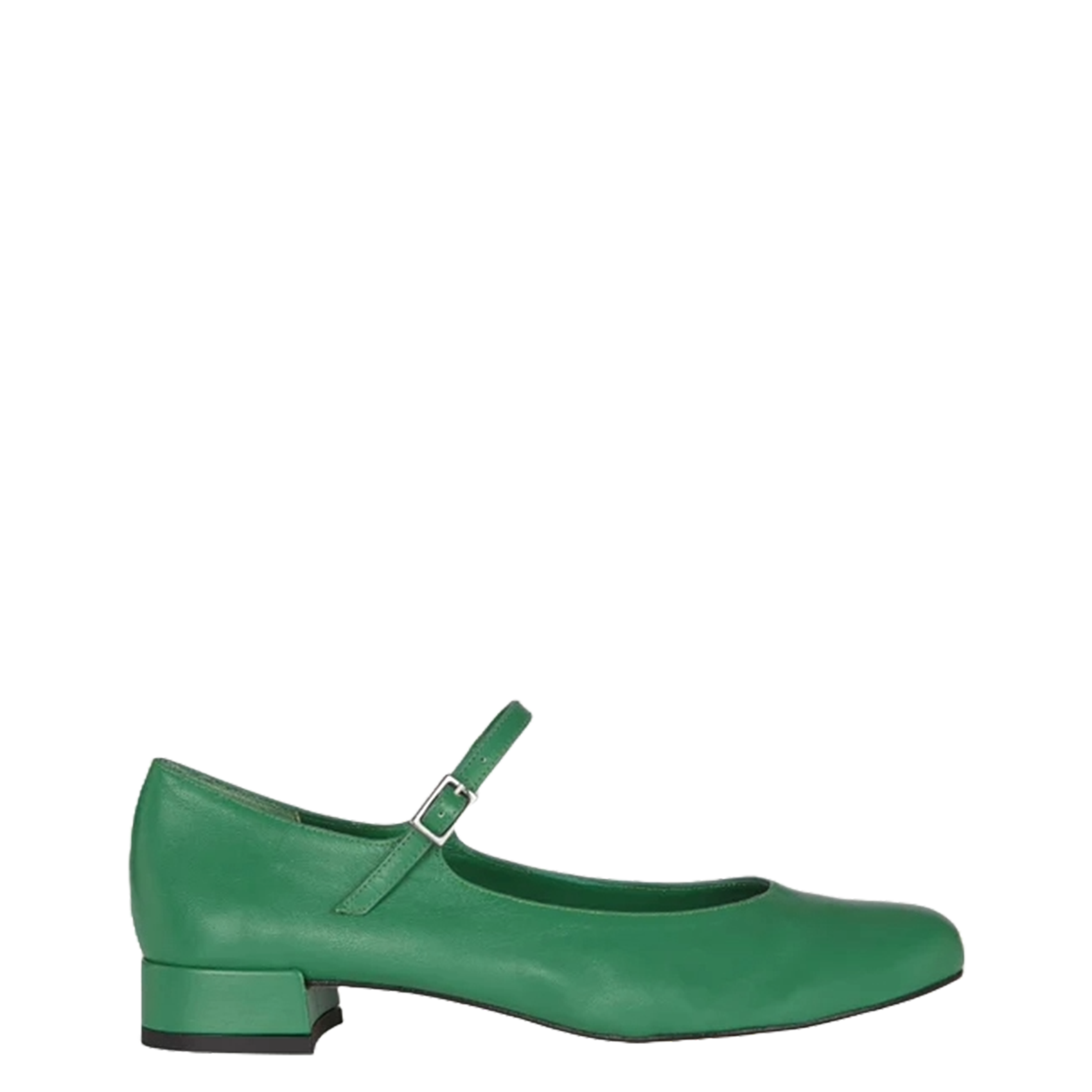 Ballerines en cuir AUGUSTA Vert