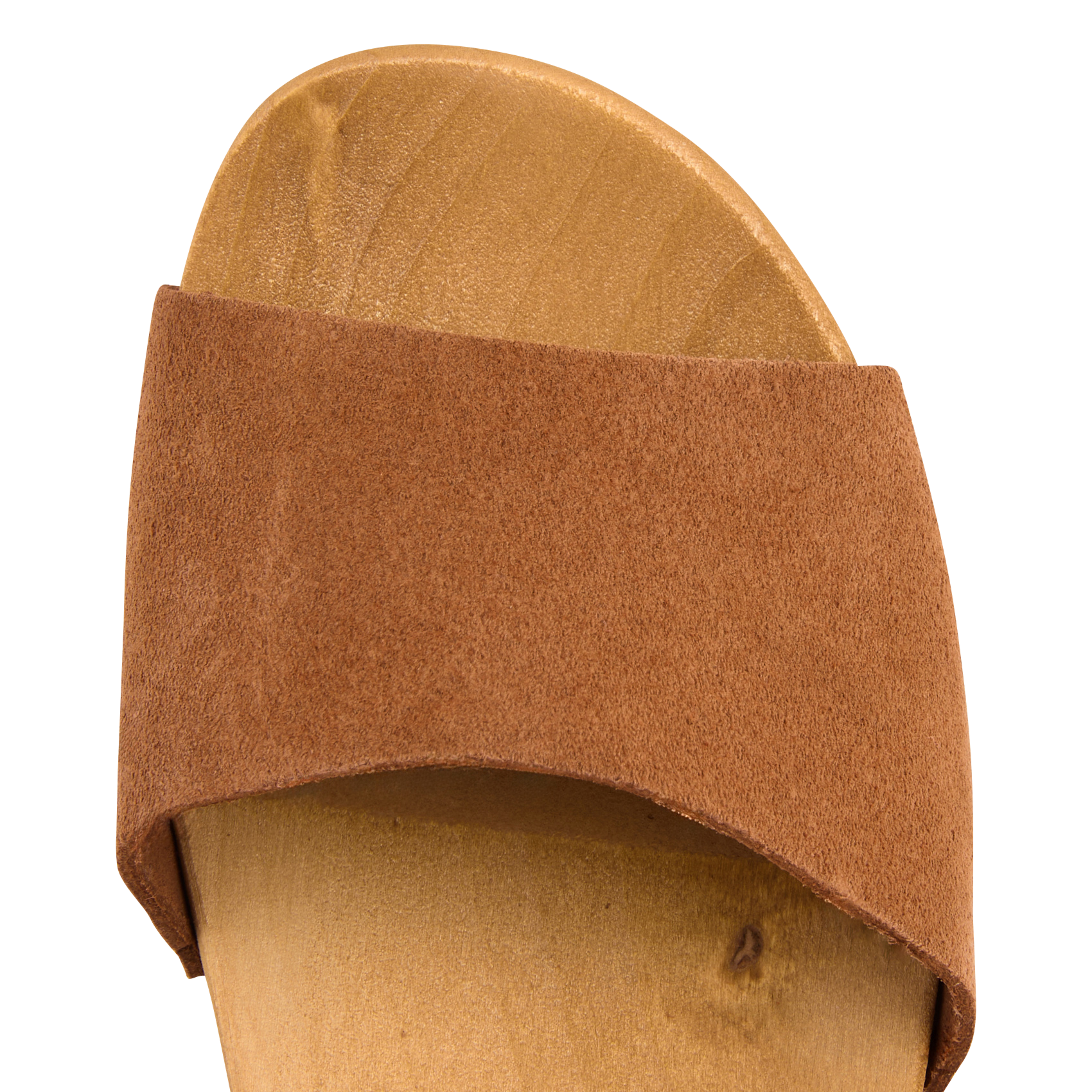 Suède sandalen met hak BOSABO Bruin