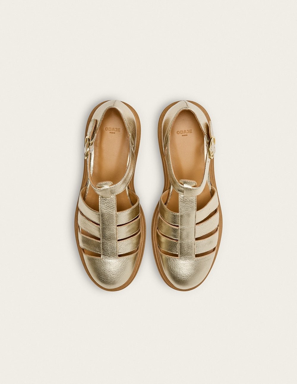 Sandals ODAJE EX. M.MOUSTACHE Golden