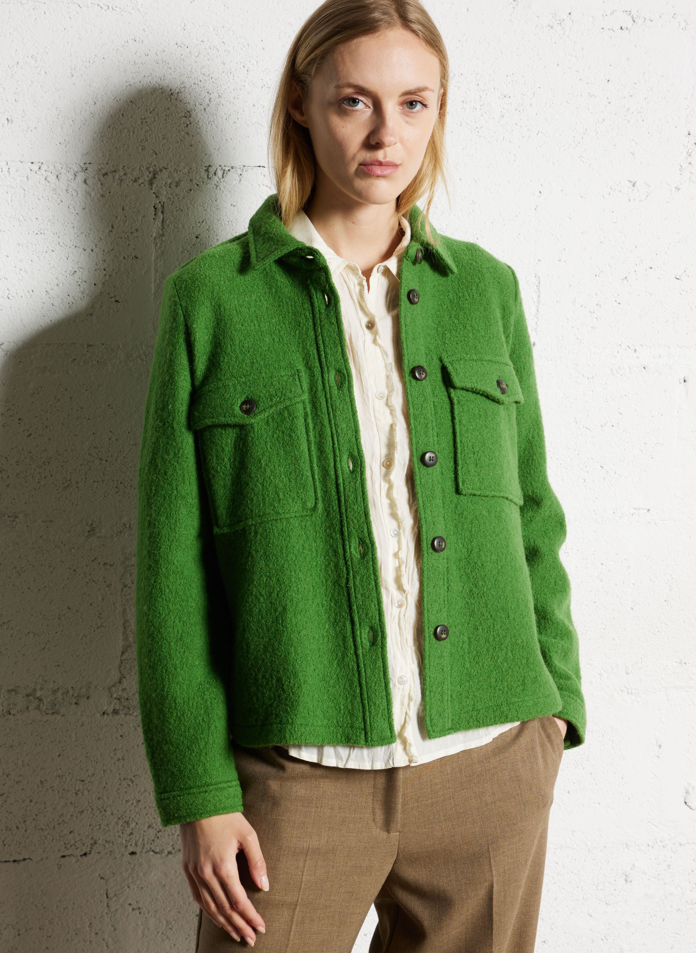 Veste droite en laine NICE THINGS