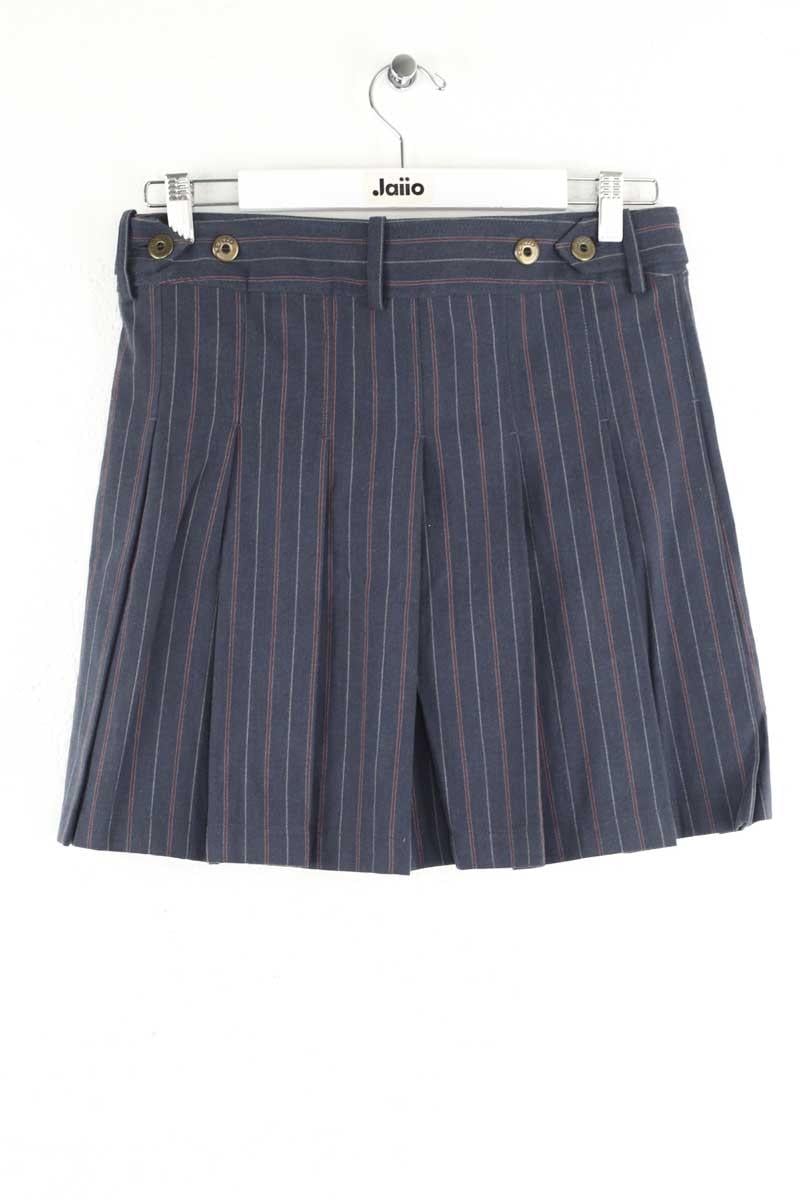Cotton mini skirt KENZO - SECONDE MAIN Blue
