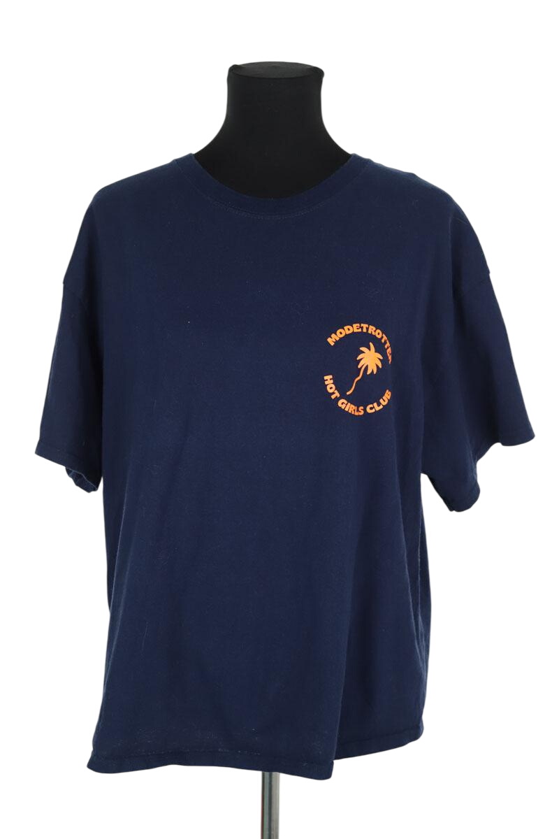 Cotton T-shirt MODETROTTER - Seconde Main Blue